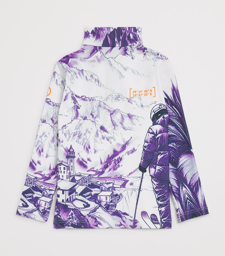 Stretch-Nylon First Layer Printed Chris Top (6-13 Years) A01MULTICOLOUR Image 2