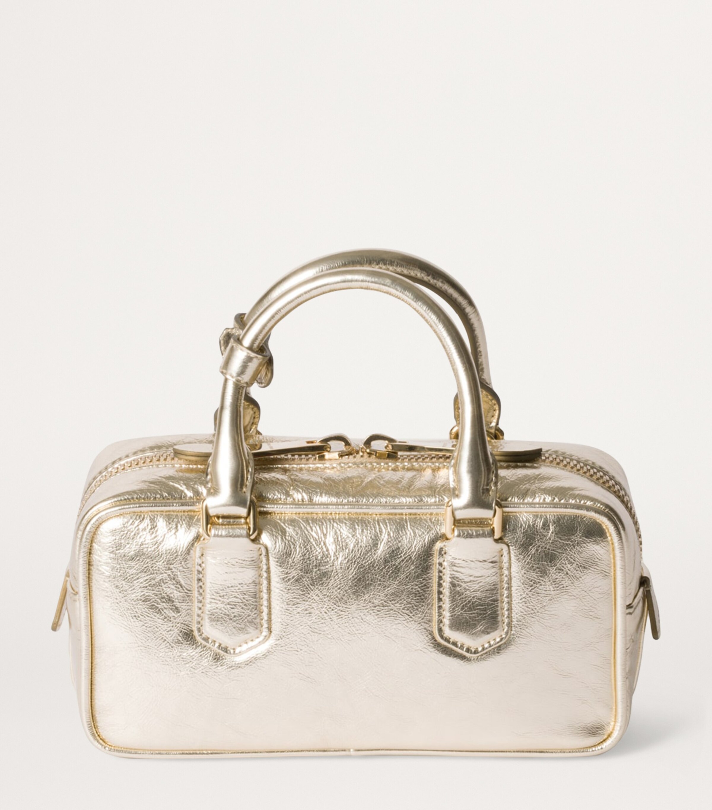 Leather Arcadie Top-Handle Bag F0846 Image 3
