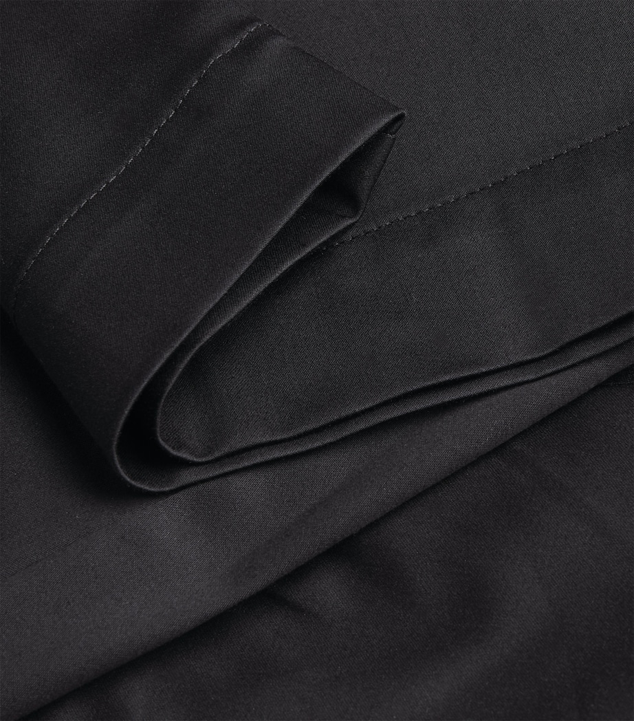 Cropped Japanese Trousers BLACK Image 10