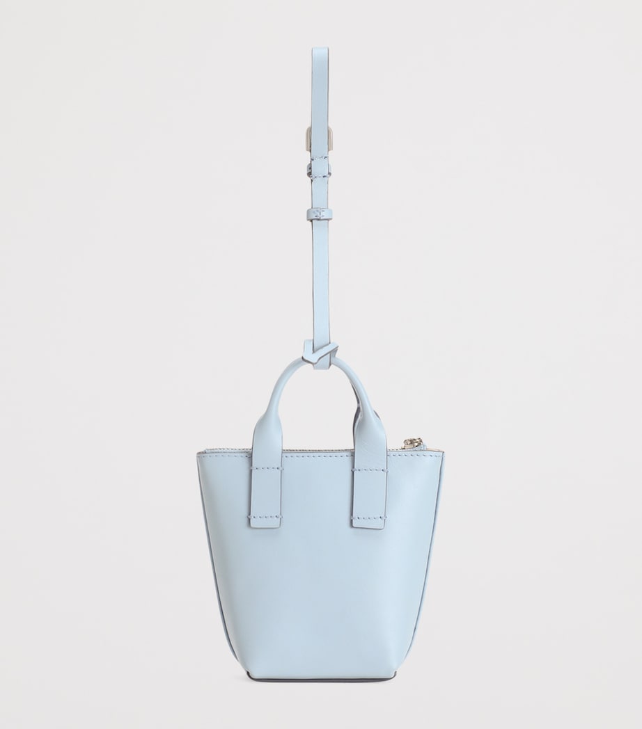 Calfskin Adamo Mini Bag Charm 80604-LIGHT BLUE Image 2