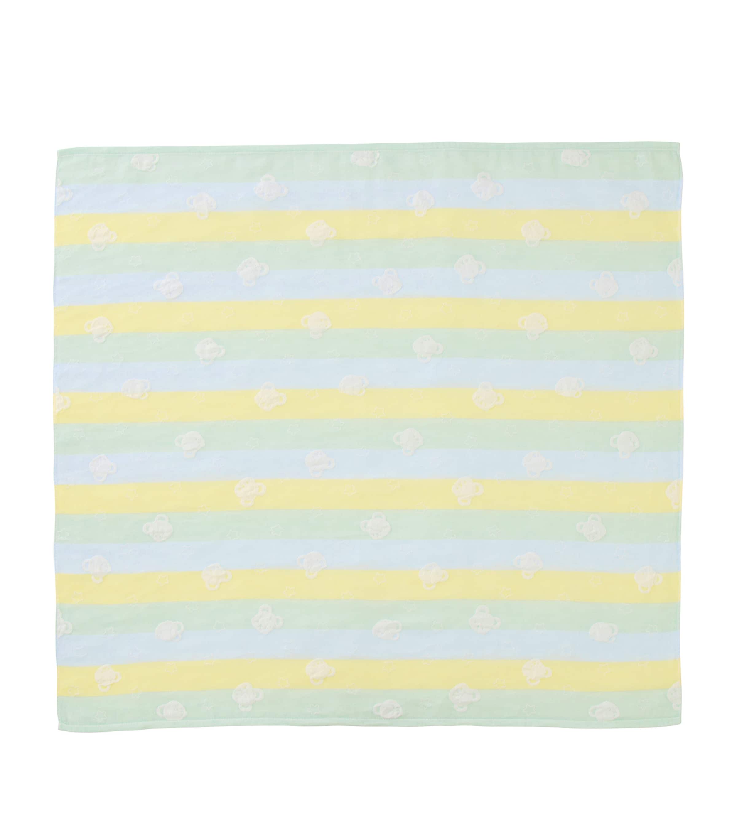 Miki House Double-Woven Gauze Stripe Blanket Image 2