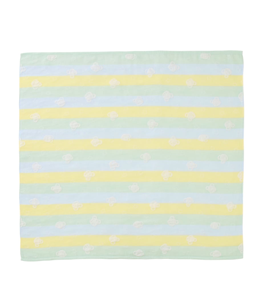 Miki House Double-Woven Gauze Stripe Blanket Image 2