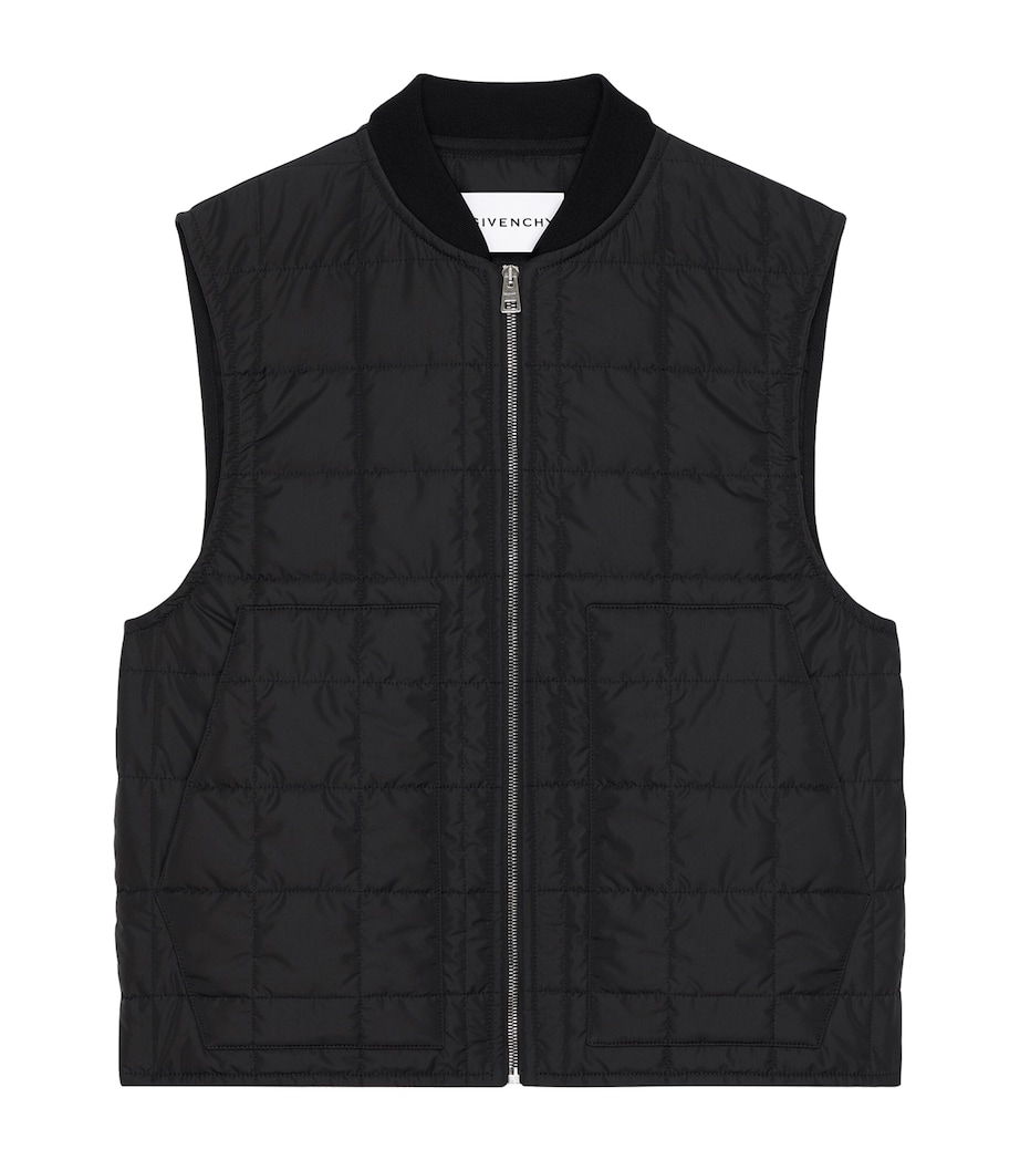 Givenchy Mens Square Quilted Gilet Image 1