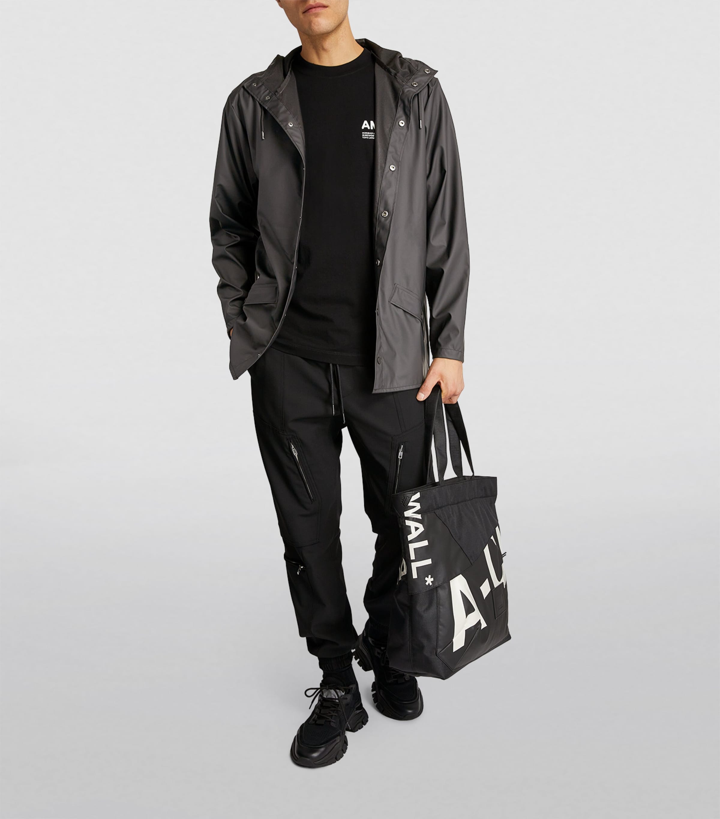 Core Rain Jacket 01 BLACK Image 2