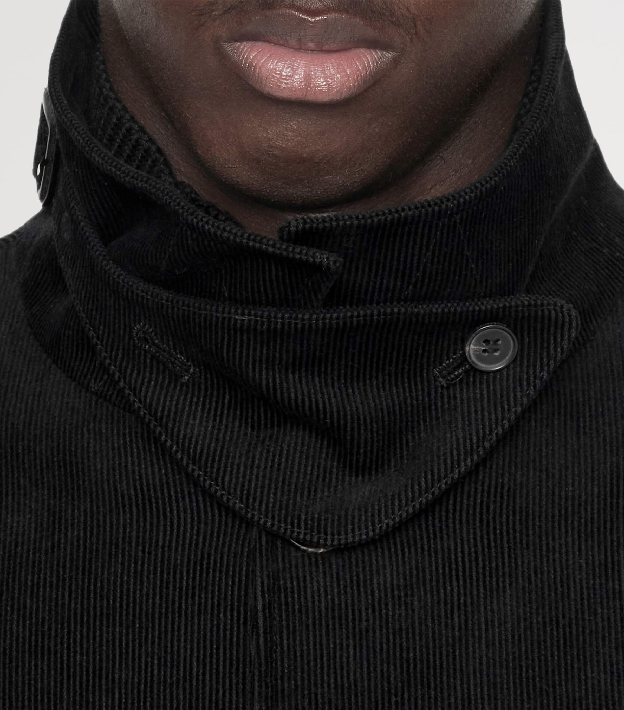 AllSaints Mens Courduroy Eden Jacket Black Image 5