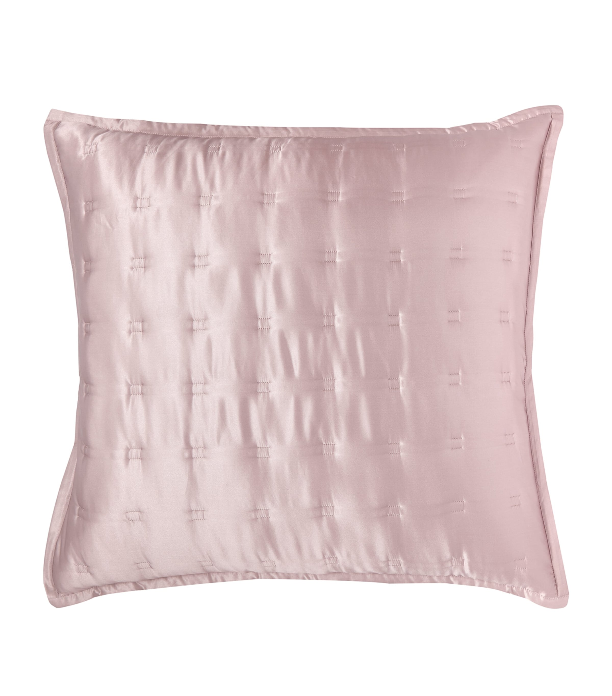 Gingerlily Silk Windsor Square Cushion (65cm x 65cm) Pink Image 1
