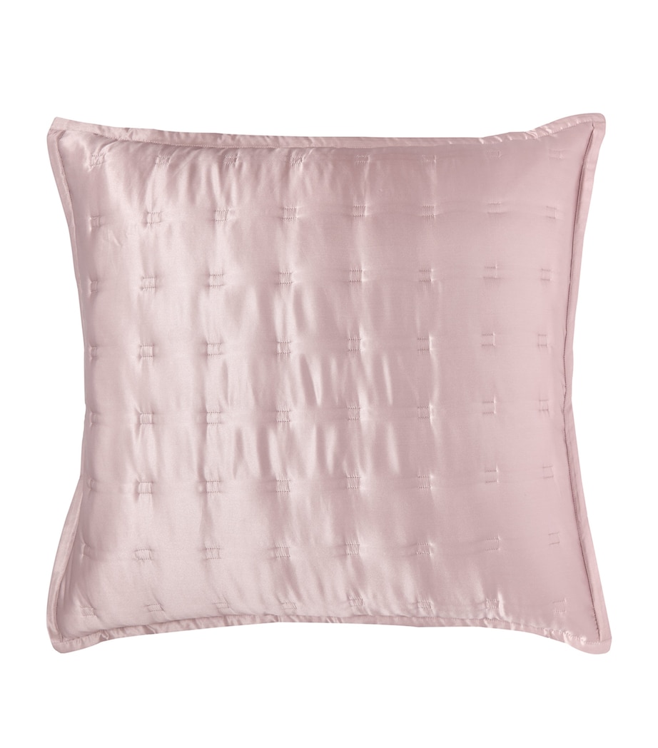 Silk Windsor Square Cushion (65cm x 65cm) PINK Image 1
