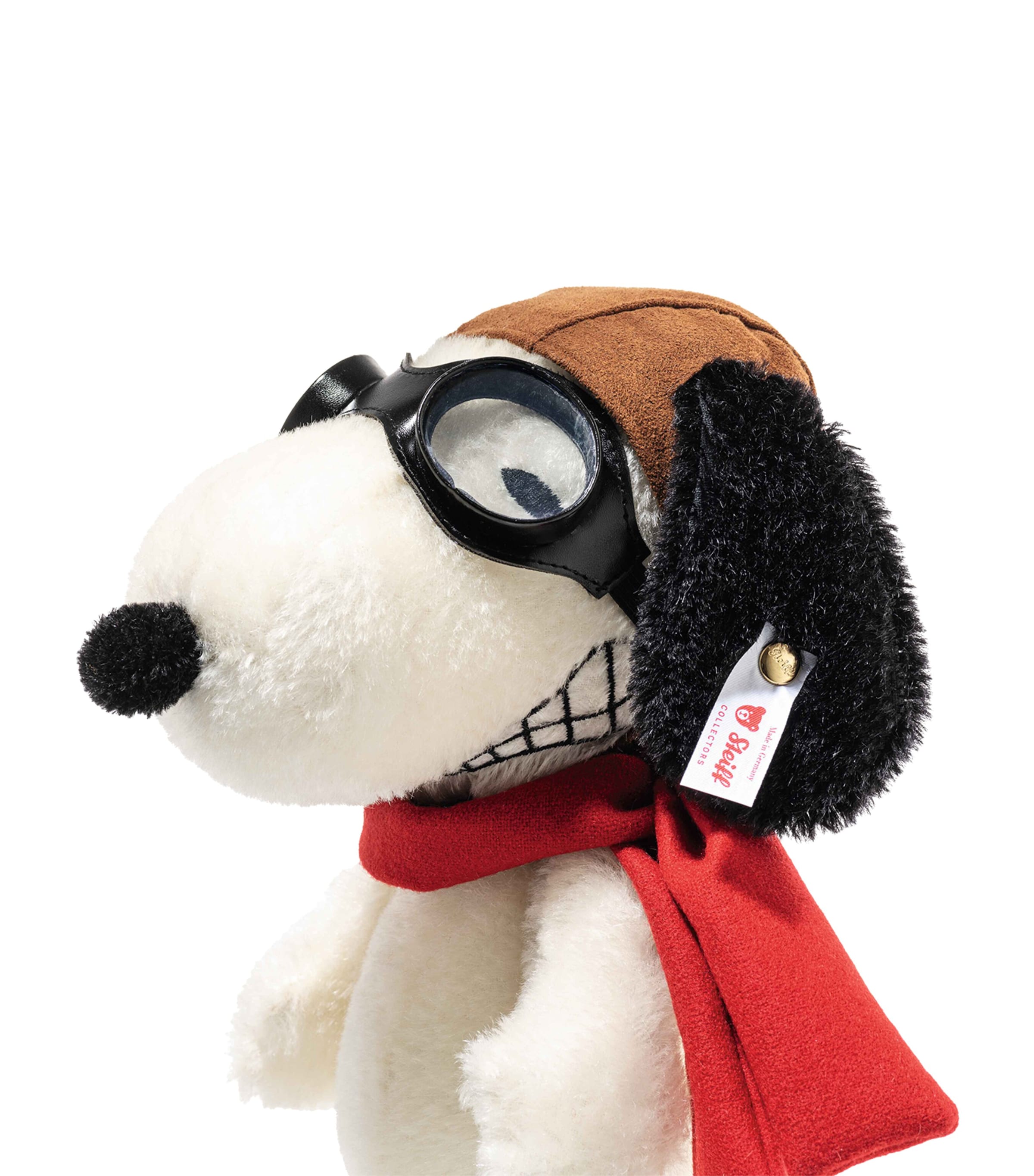 Steiff Snoopy Flying Ace ぬいぐるみ Steiff Flying Ace Snoopy (28cm) | Harrods UK