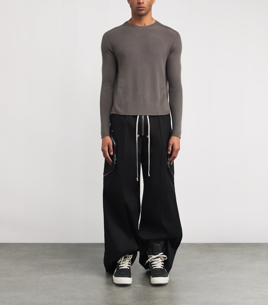 Leather Geobasket High-Top Sneakers BLACK/MILK/MILK/ 911 Image 6