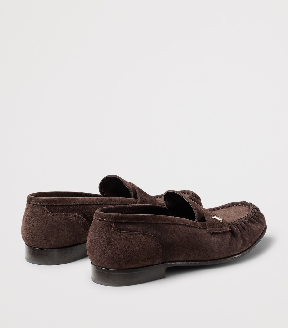 Ellis Suede Loafers CHOCOLATE Image 4