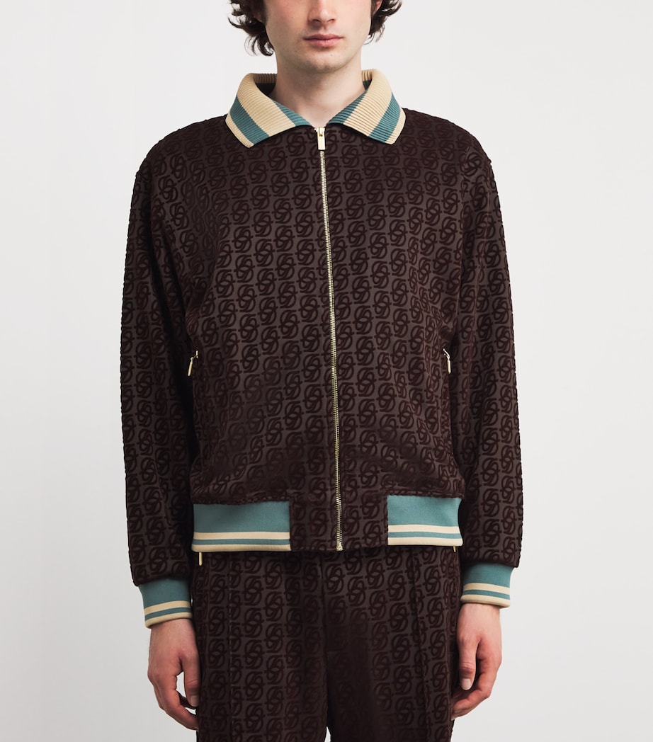 Monogram Track Jacket DBN / DARK BROWN Image 3