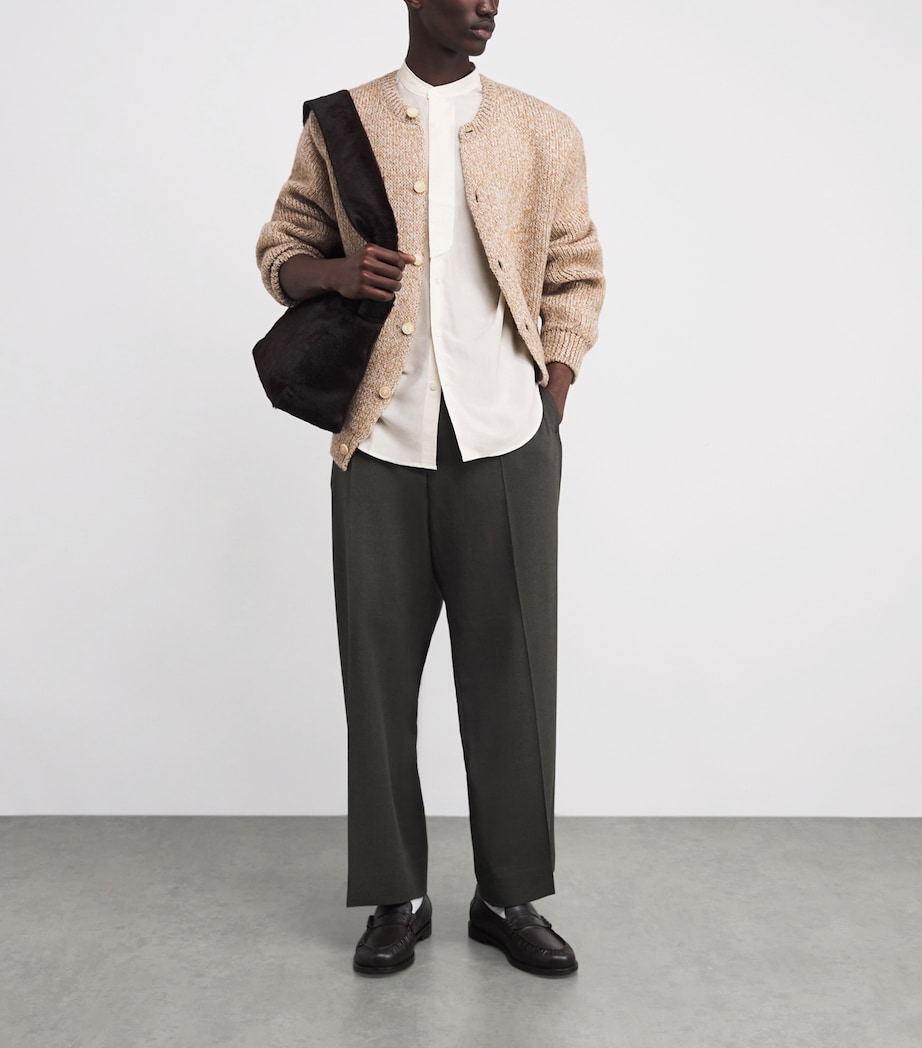 Modal-Silk Guru-Collar Shirt U0003 Image 2