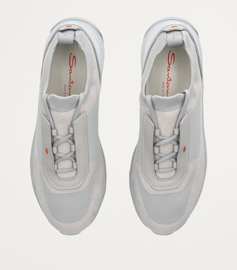 Technical-Knit Runner Sneakers GREY Image 4