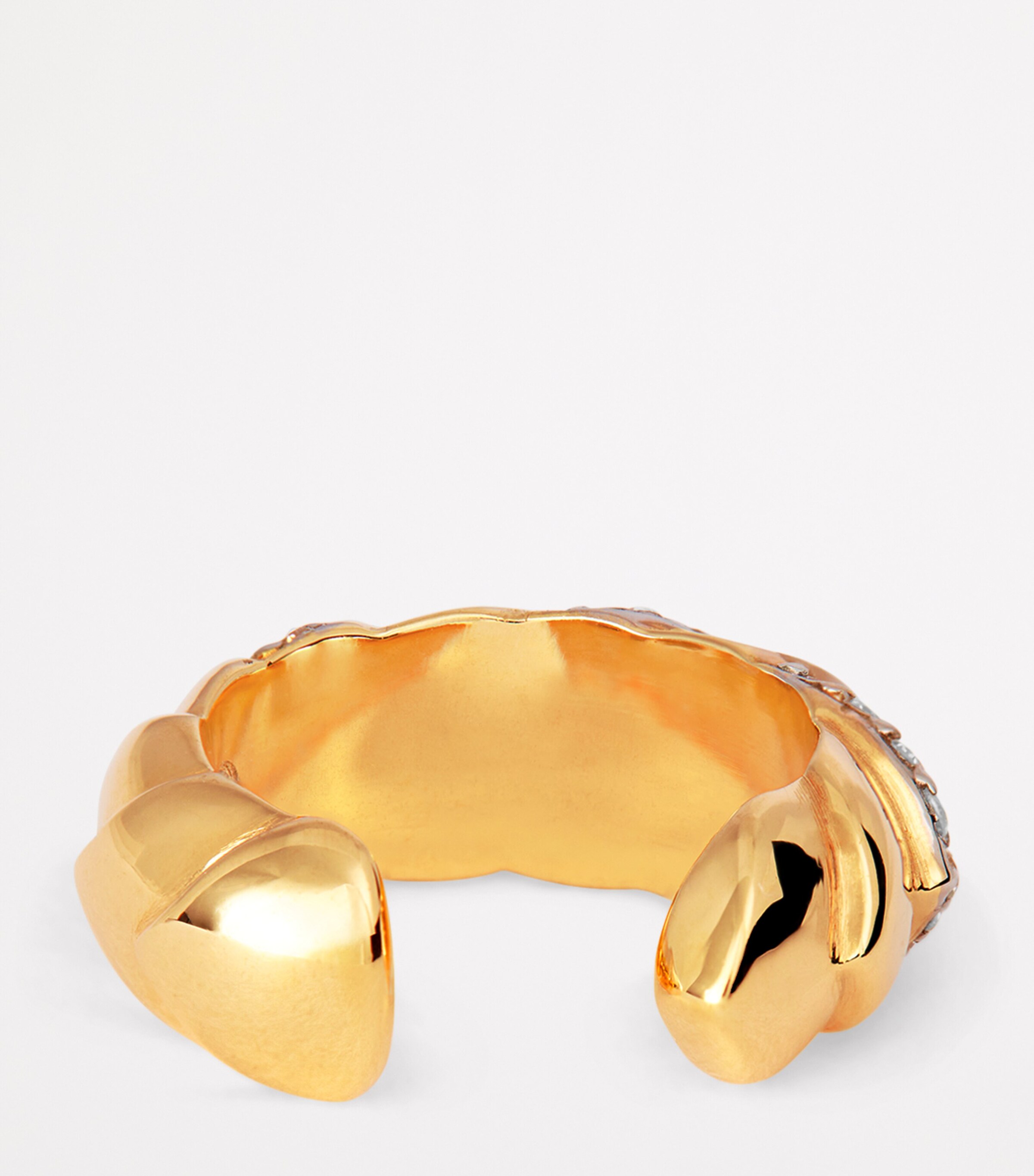 Nadine Aysoy Yellow Gold, Diamond and Mother-of-Pearl Cobra Ear Cuff Yellow Gold Image 3