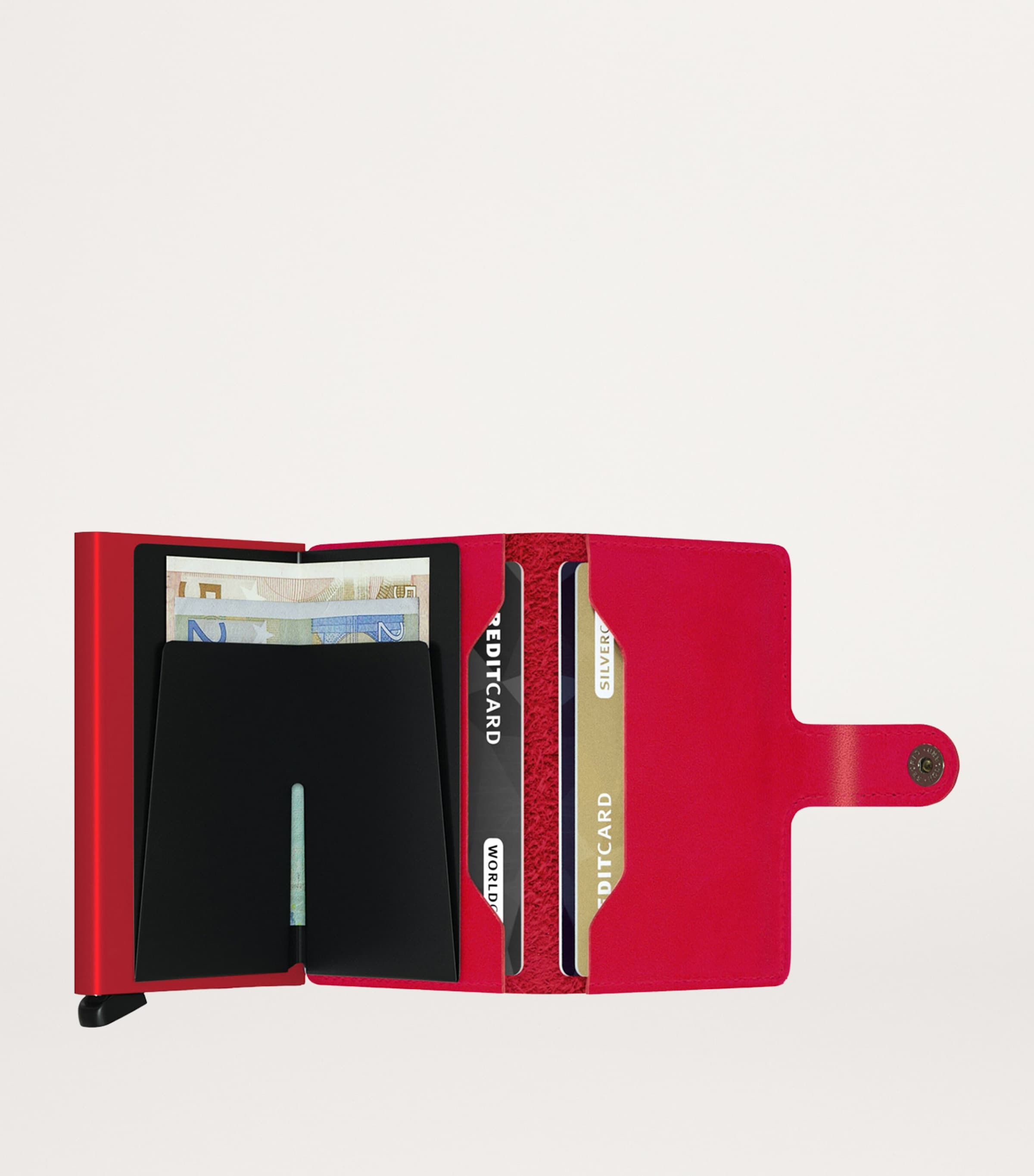 Secrid Red Leather Miniwallet | Harrods SA