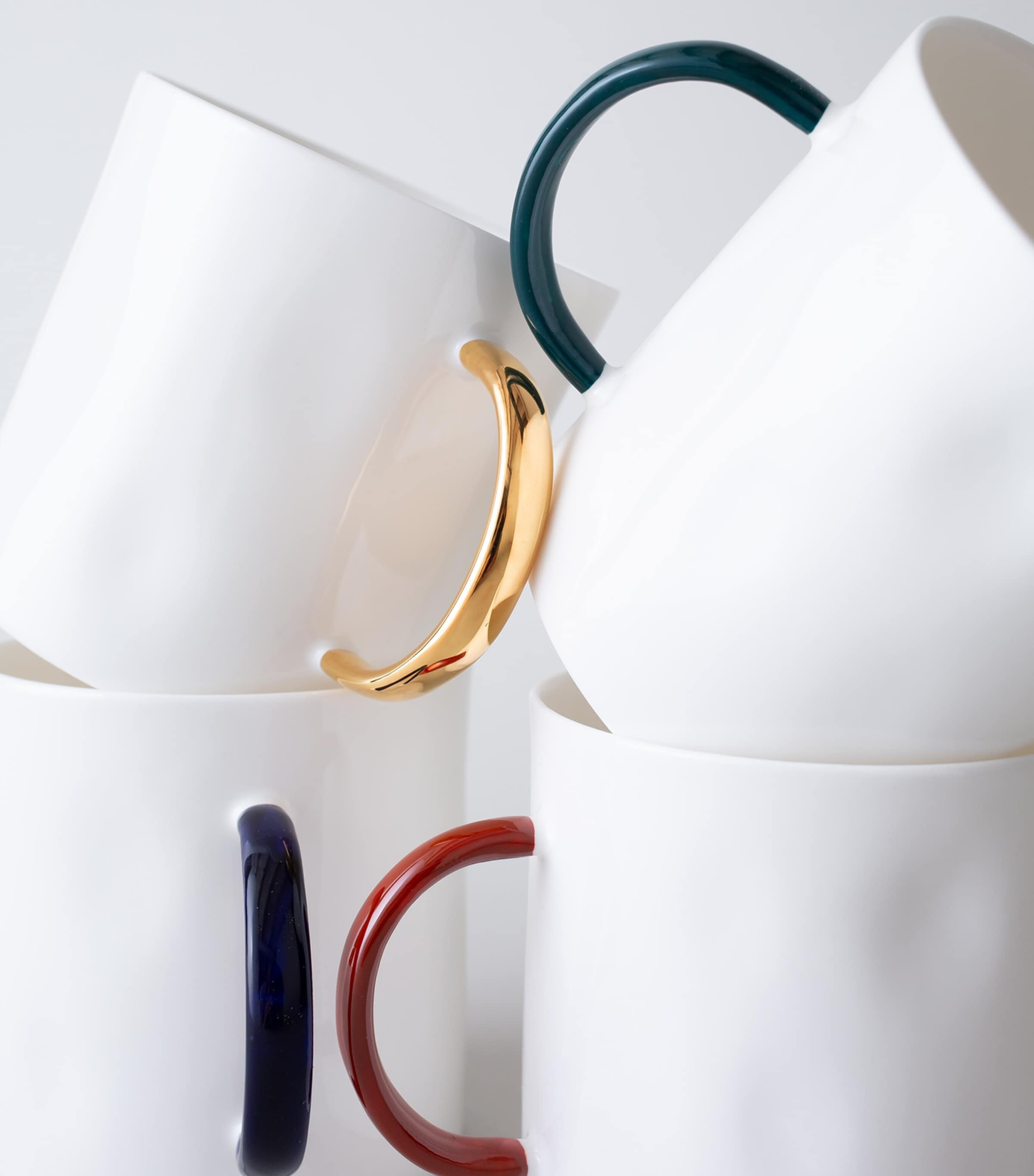 FELDSPAR Mixed Tea Mugs (Set of 4) Harrods Mix Image 3