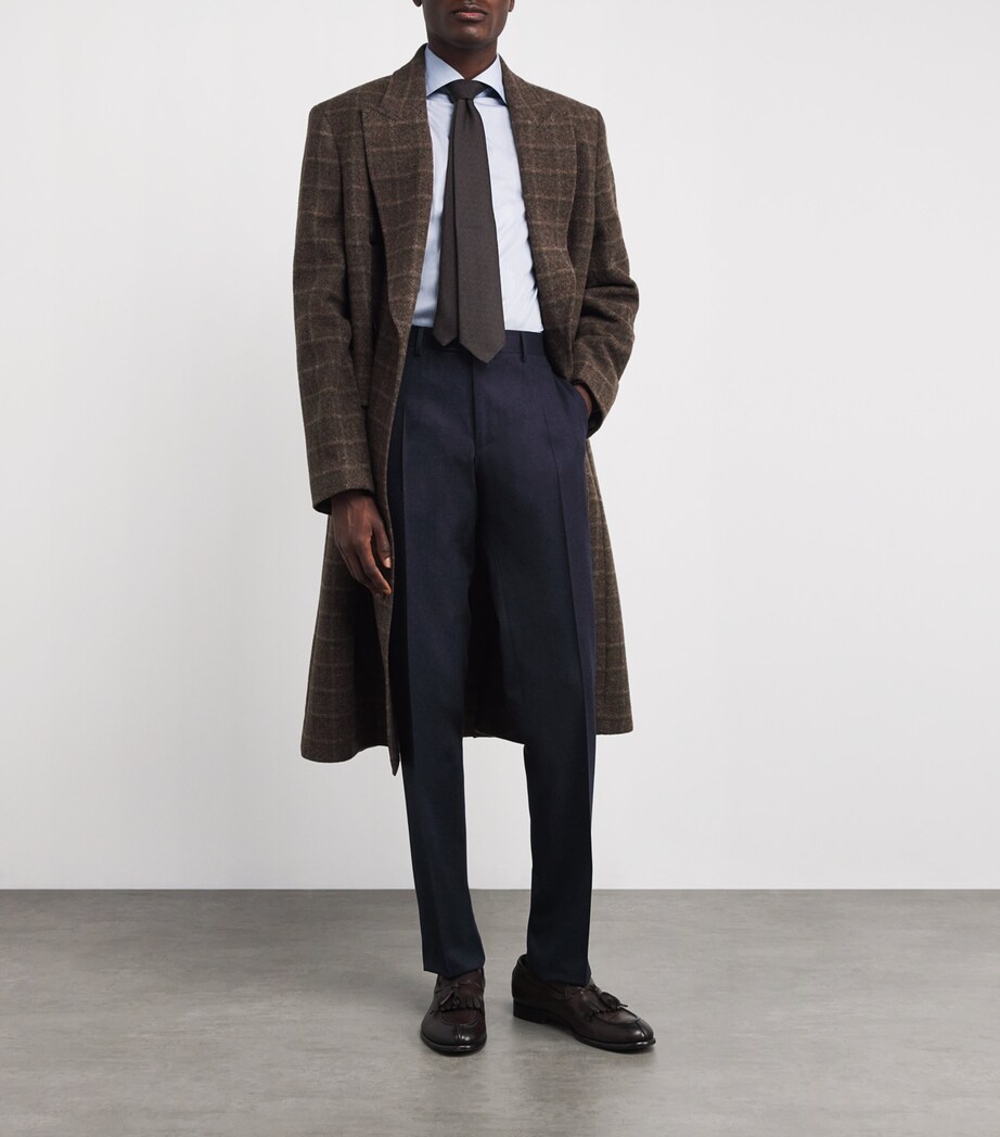 Canali Mens Cotton Stripe Shirt Image 2