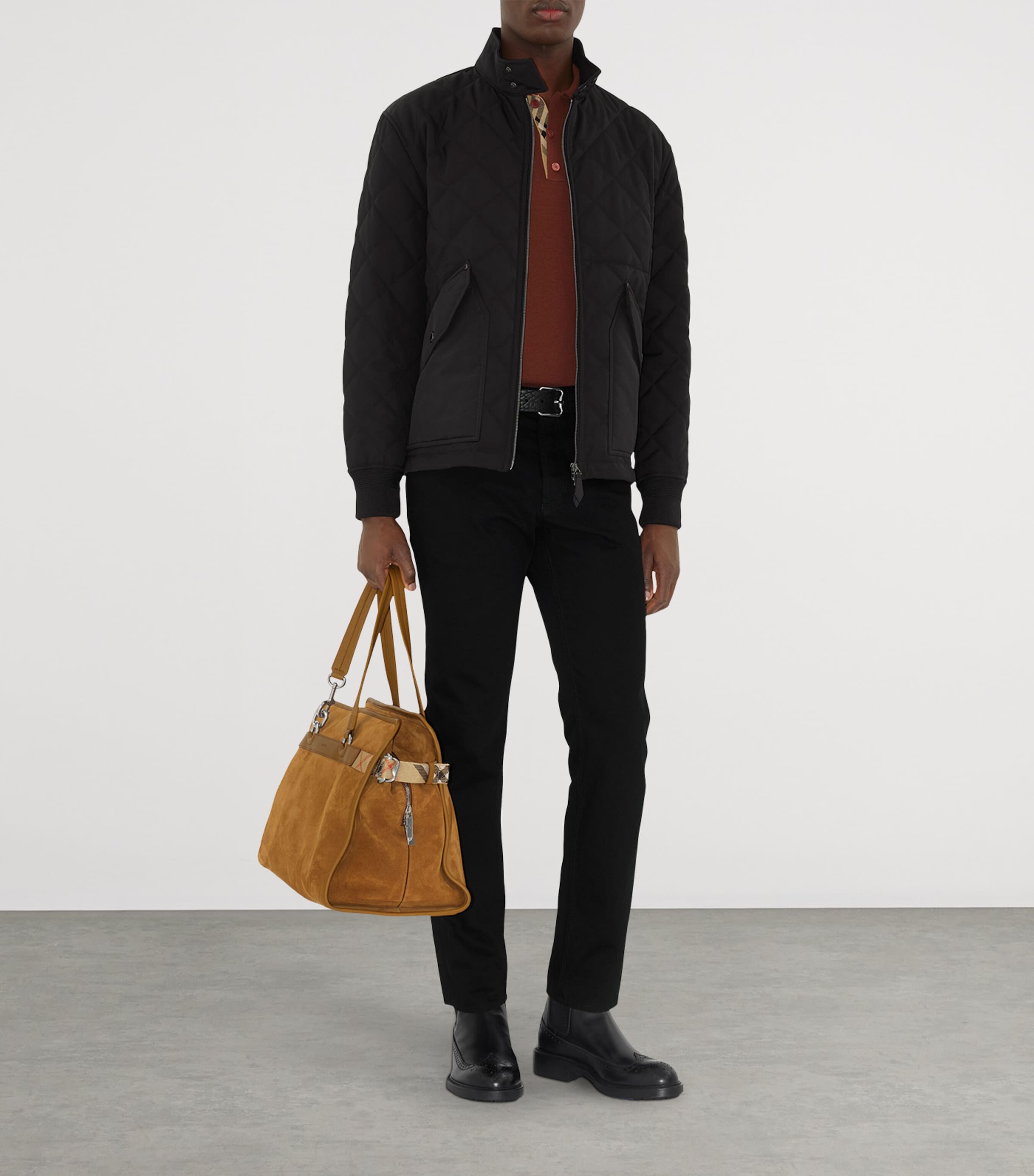 Slim Logo-Patch Jeans BLACK Image 2