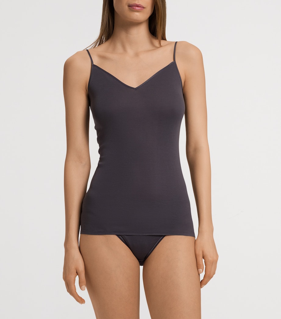 Cotton Seamless Camisole BLACK PEARL Image 3