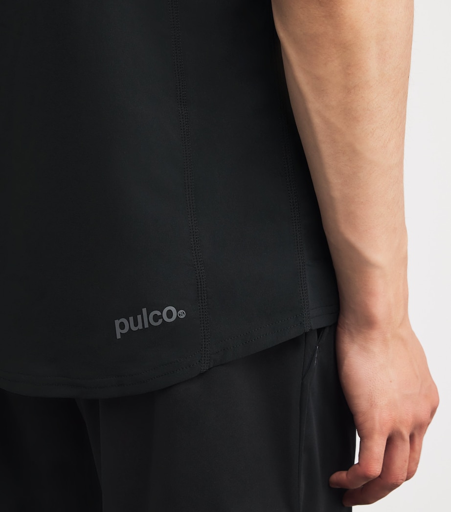 AirCon Raglan-Sleeve Playing T-Shirt BLACK Image 6