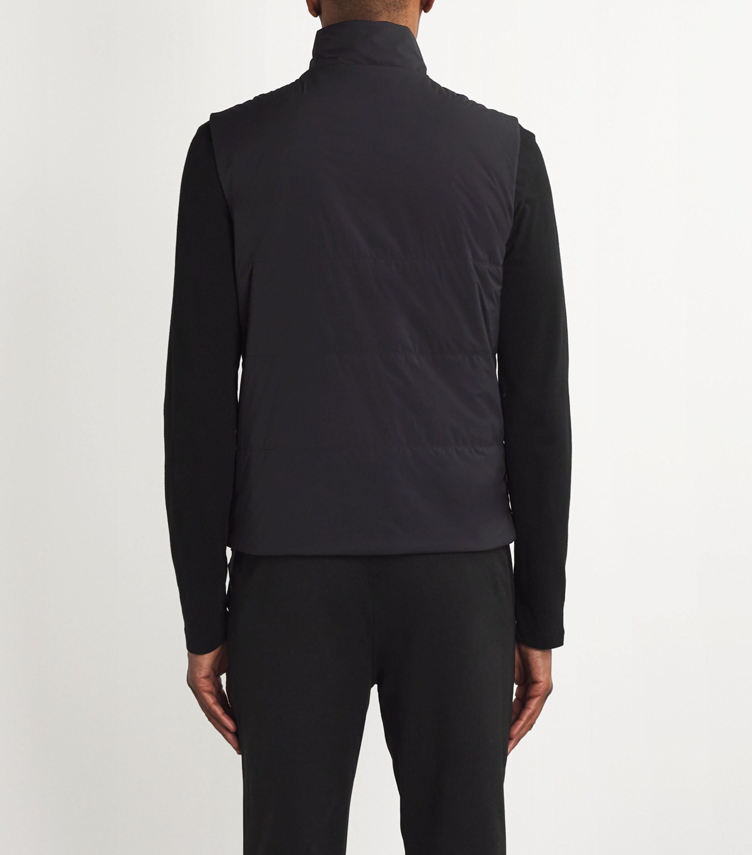 VUORI Mens Echo Gilet Black Blk Image 4