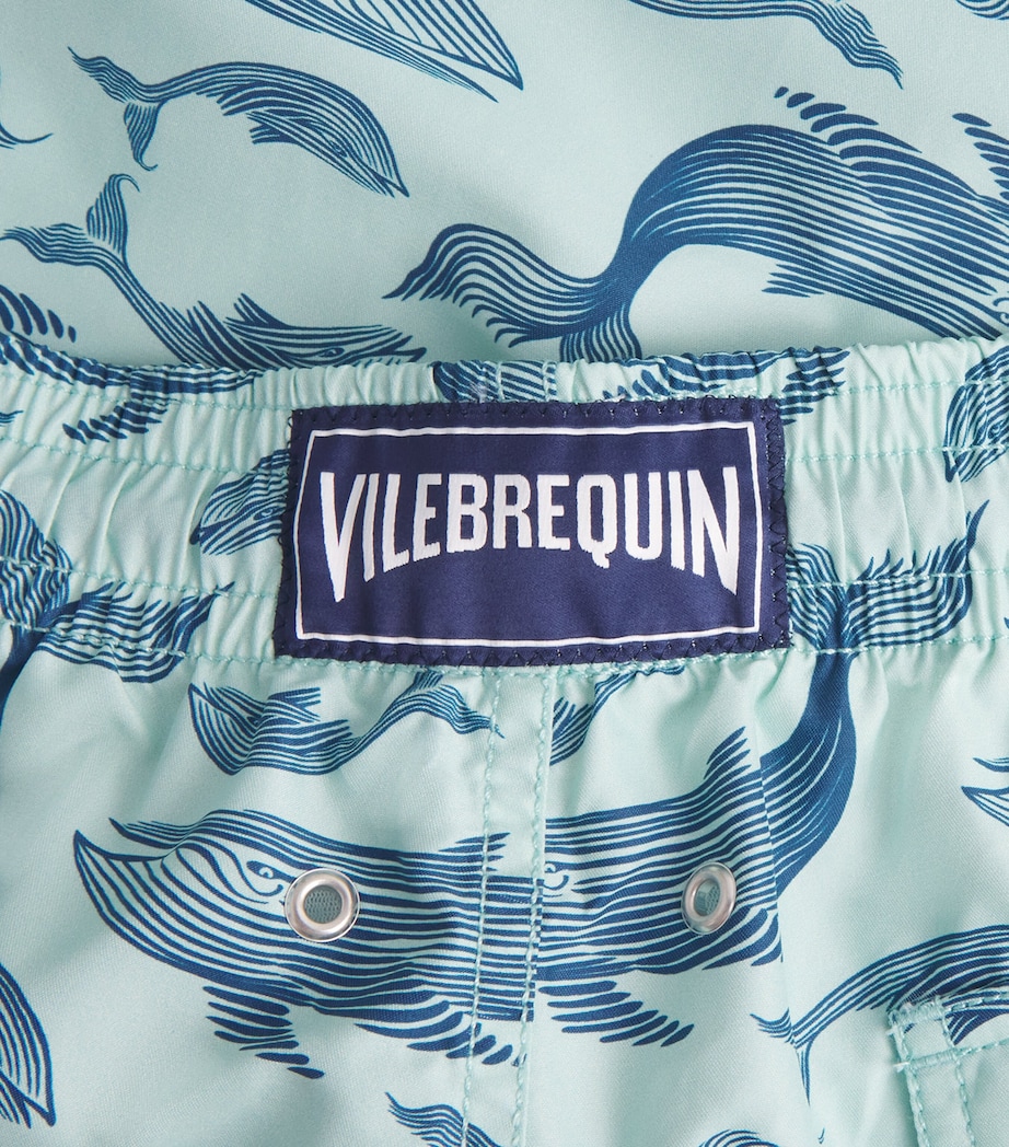 Whale Print Moorea Swim Shorts 344-CELADON Image 4