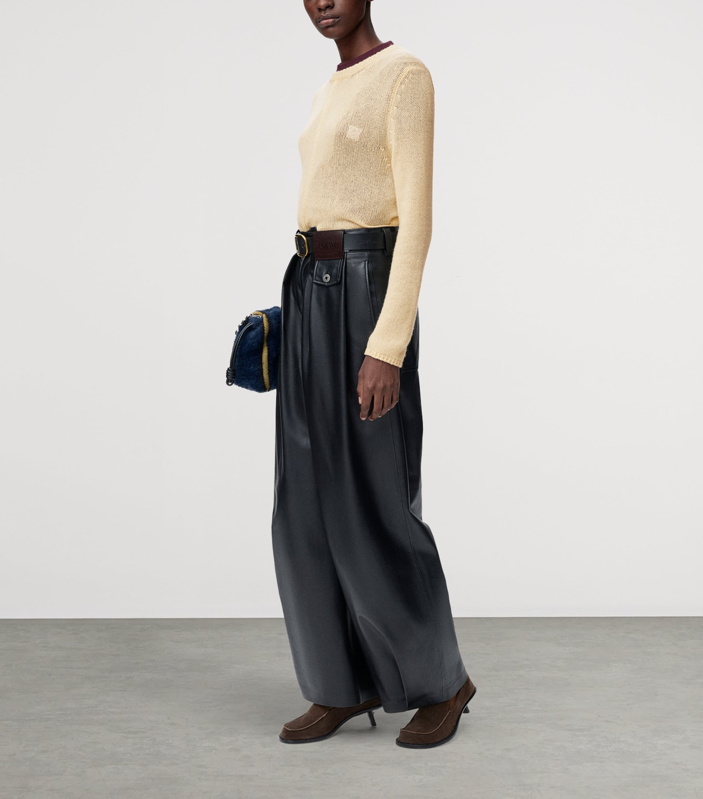 Cashmere Button-Up Sweater ECRU Image 2