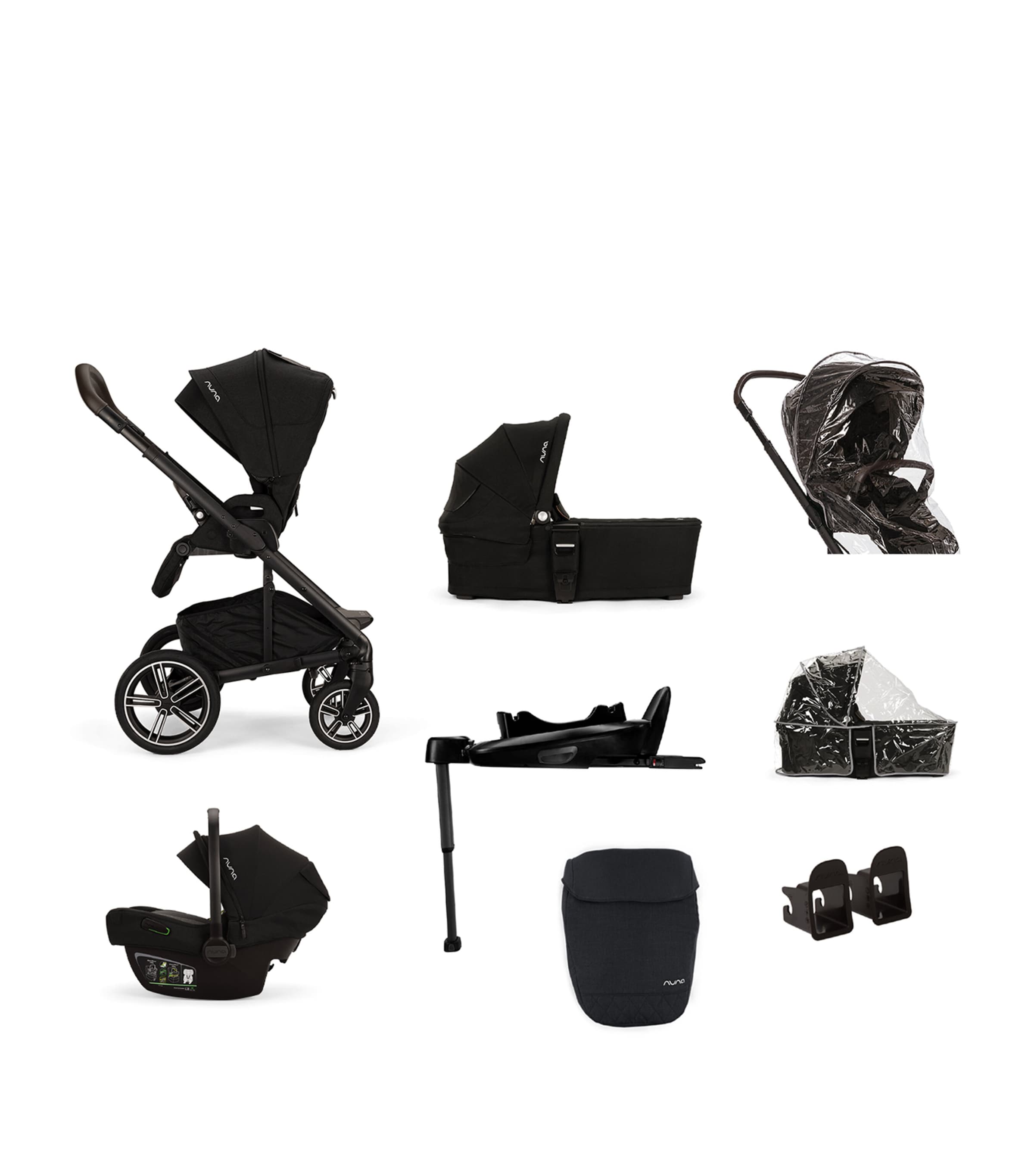 MIXX Next Generation PIPA Bundle with PIPA Next Car Seat CAVIAR Image 1