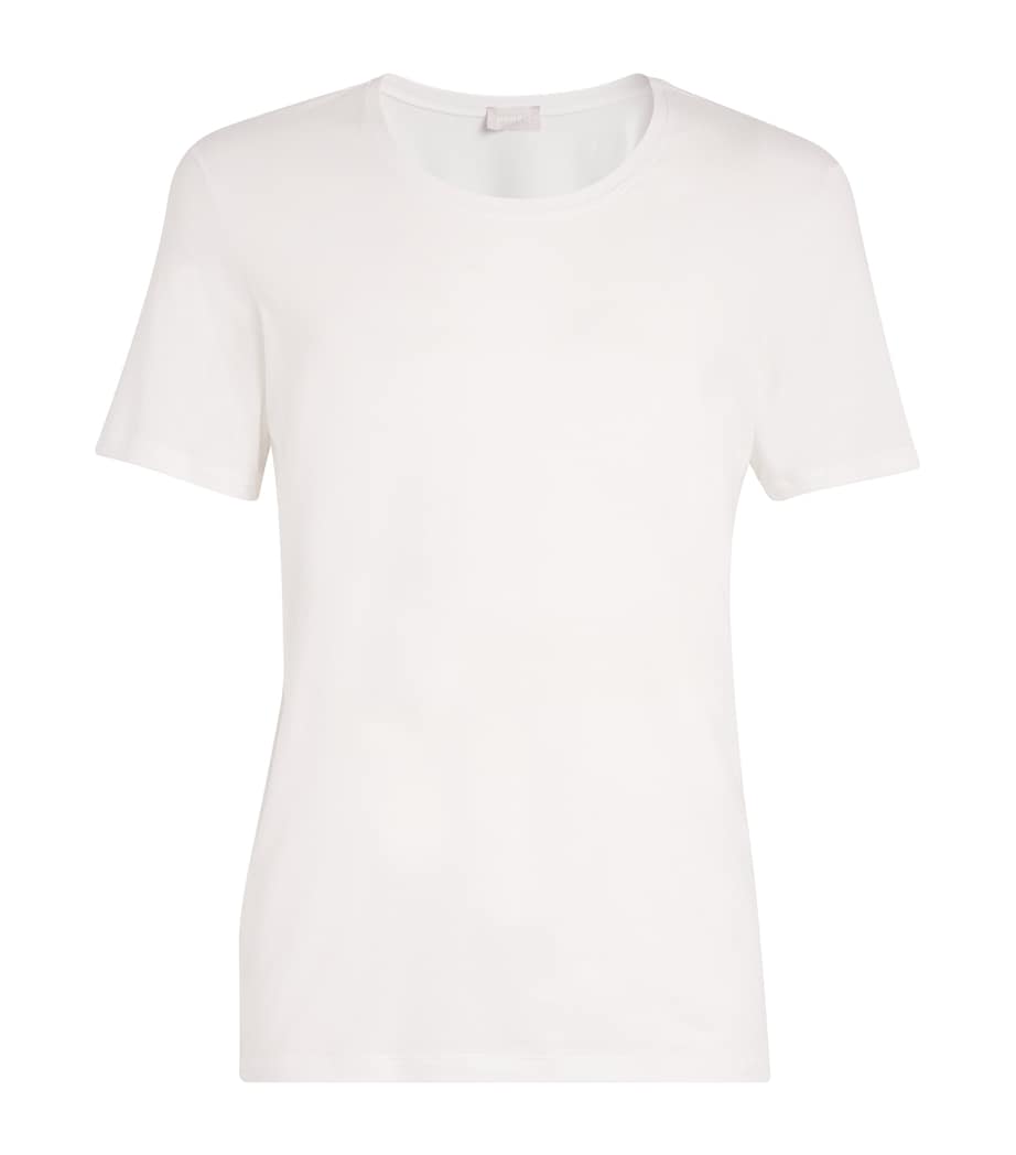 Cotton Superior Short Sleeve T-Shirt WHITE Image 1