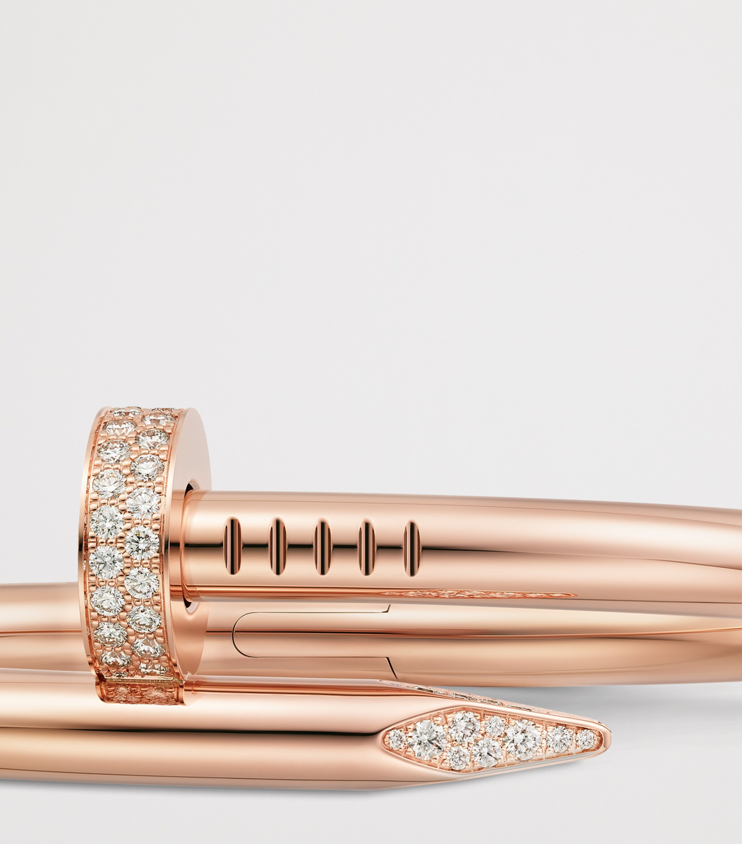 Cartier Rose Gold and Diamond Juste un Clou Bracelet Rose Gold Image 10