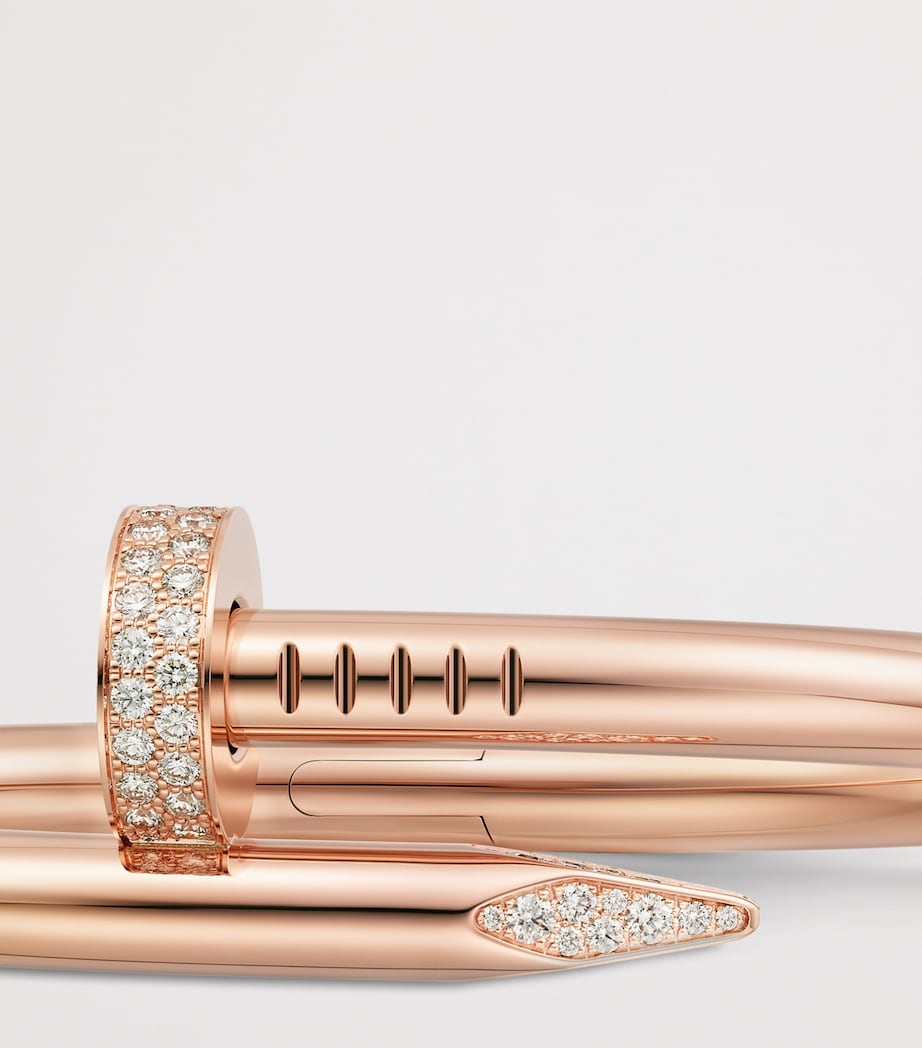 Cartier Rose Gold and Diamond Juste un Clou Bracelet Rose Gold Image 10