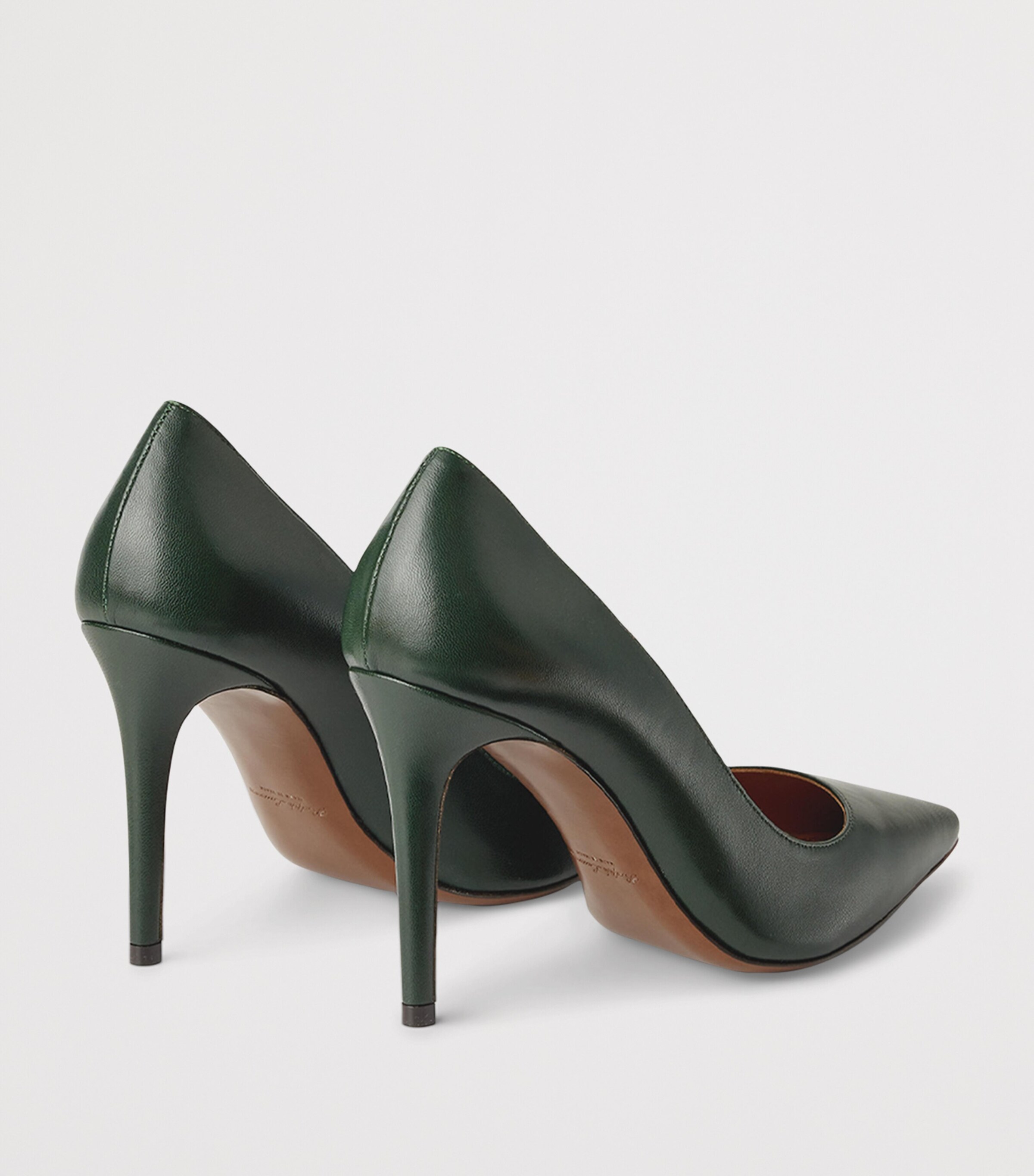 Goatskin Tenney Pumps 95 DARK RACING GREEN Image 2
