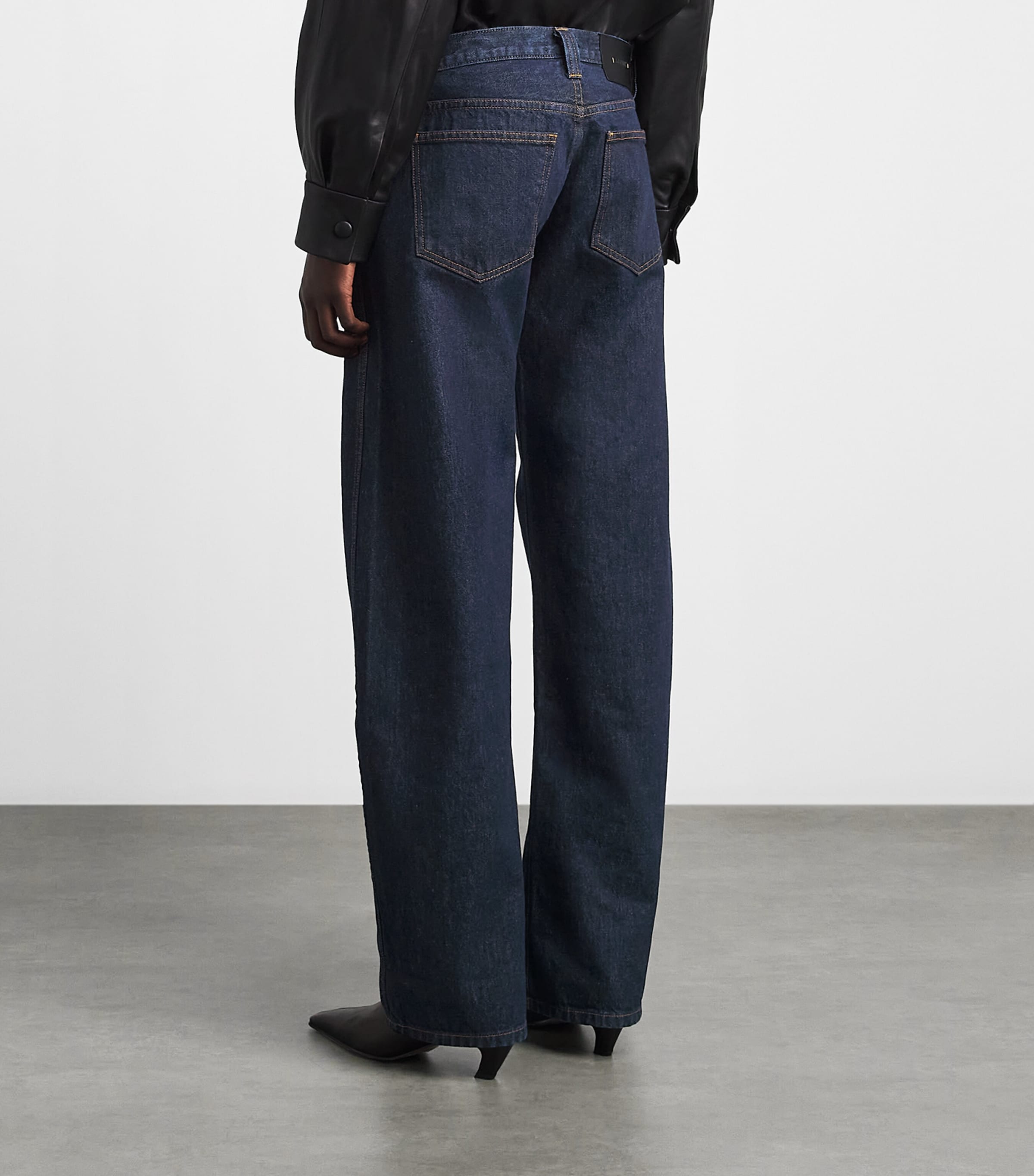 Khaite Womens Karo Straight Jeans Benson Image 5