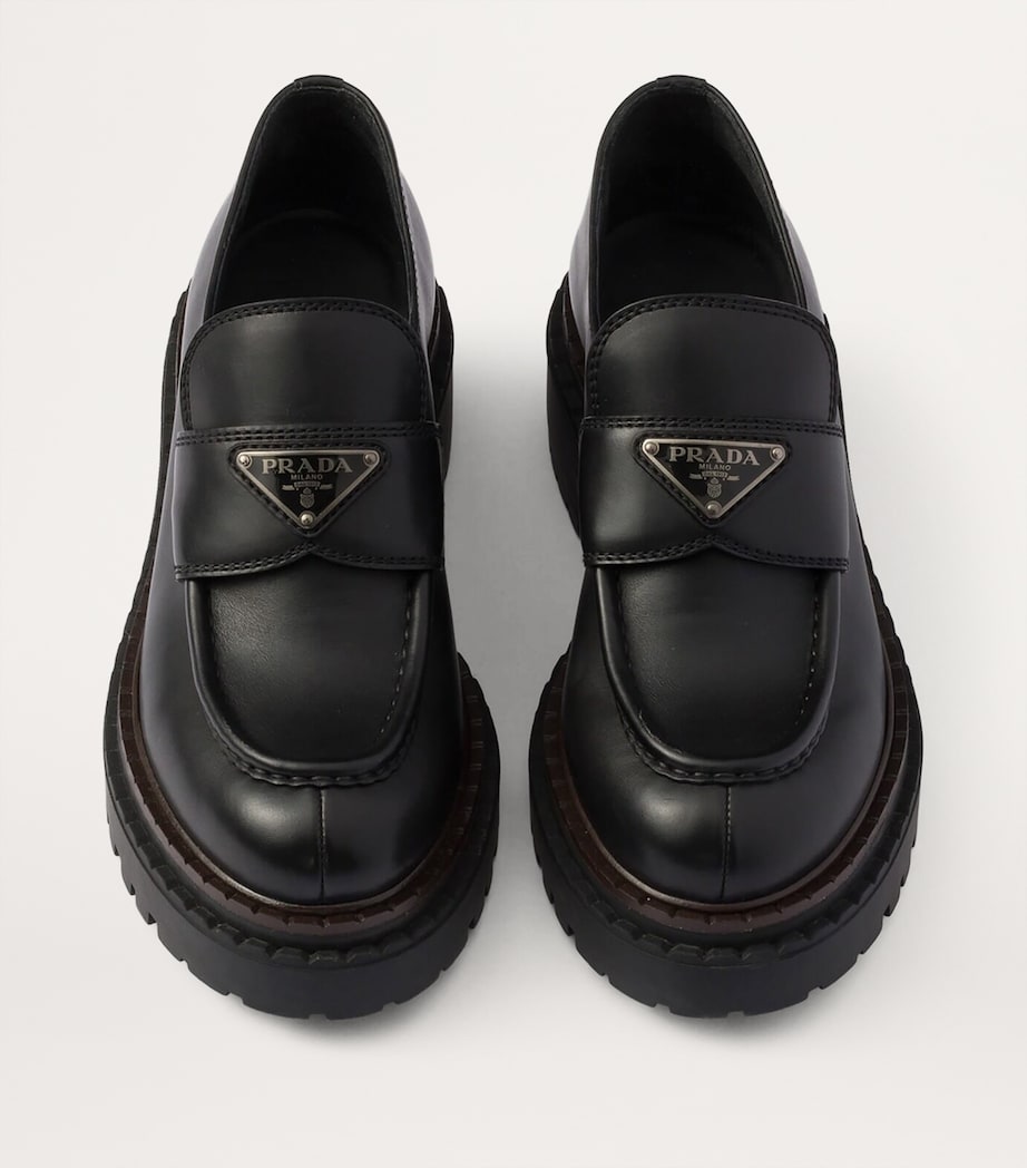 Prada Leather Loafers 55 Image 3