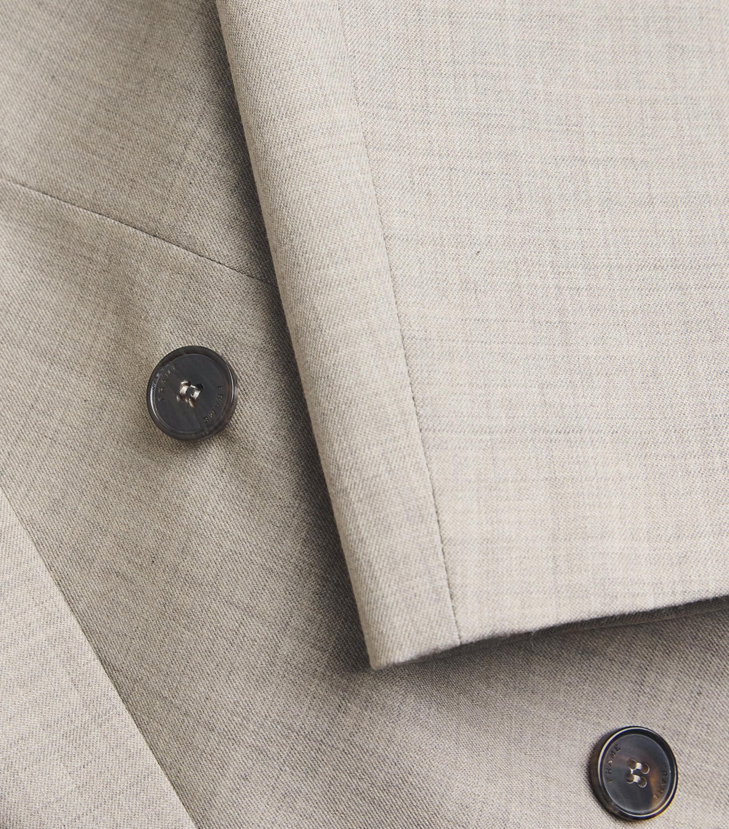 Wool Double-Breasted Blazer VINTAGE KHAKI Image 5