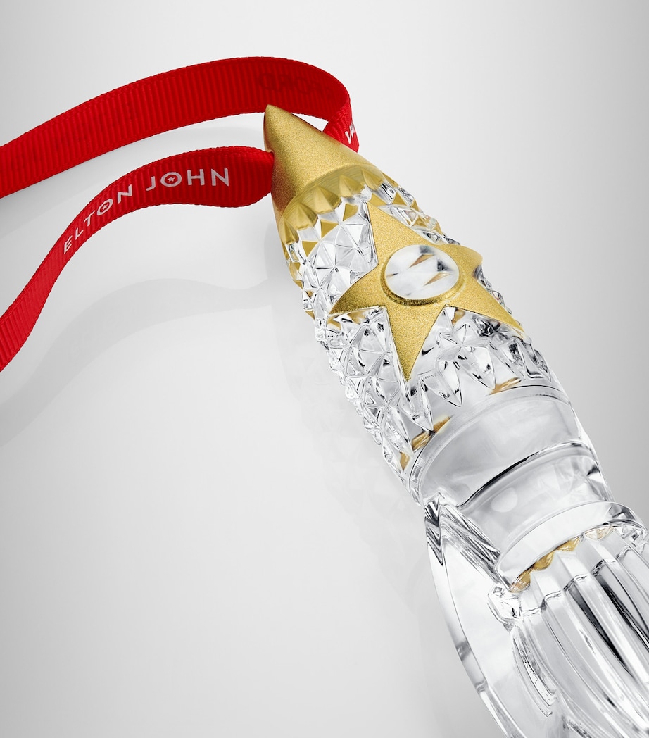 Elton John Rocket Ornament CLEAR Image 5