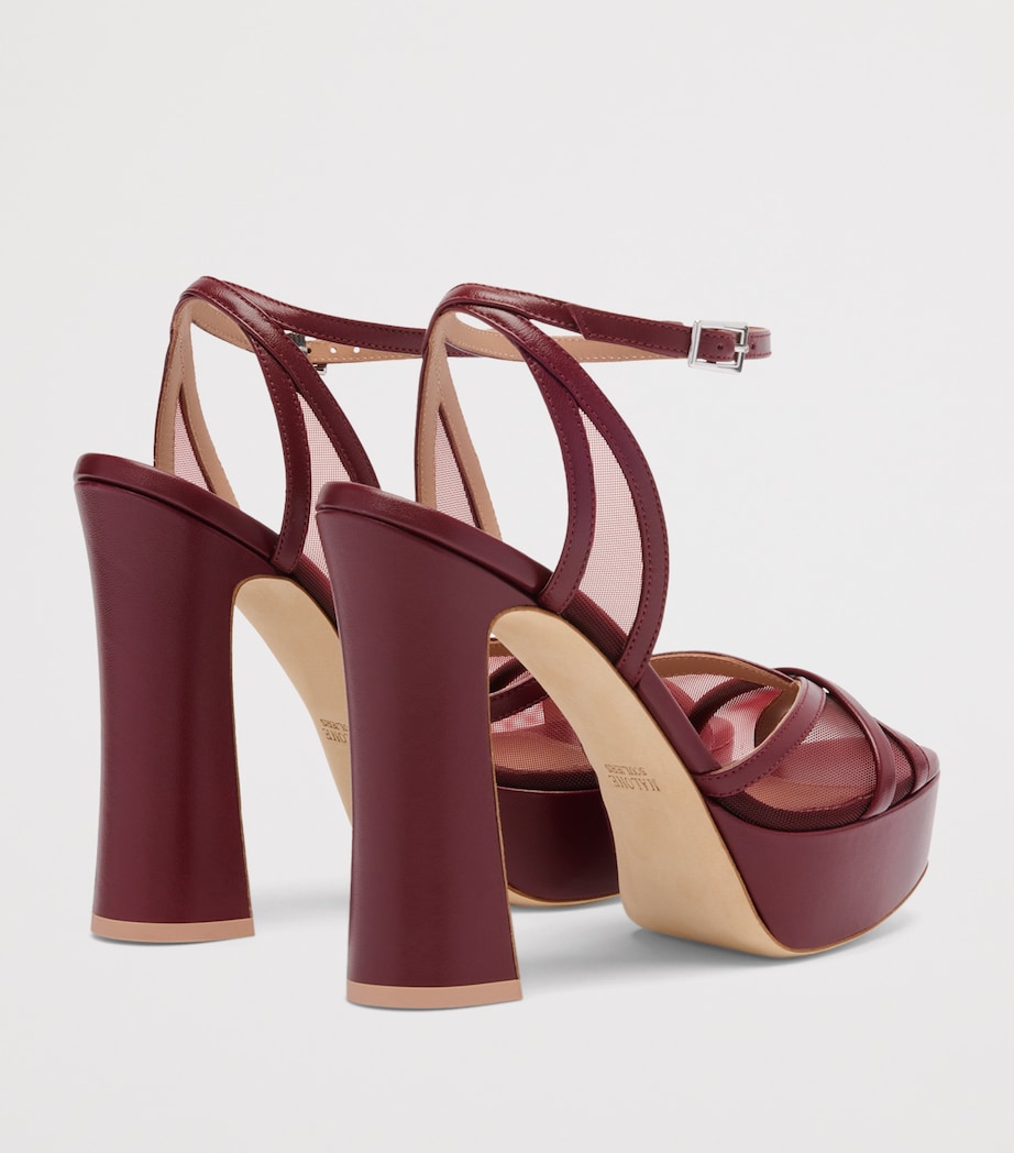Mesh Sylvie Platform Sandals 125 ROSEWOOD Image 3