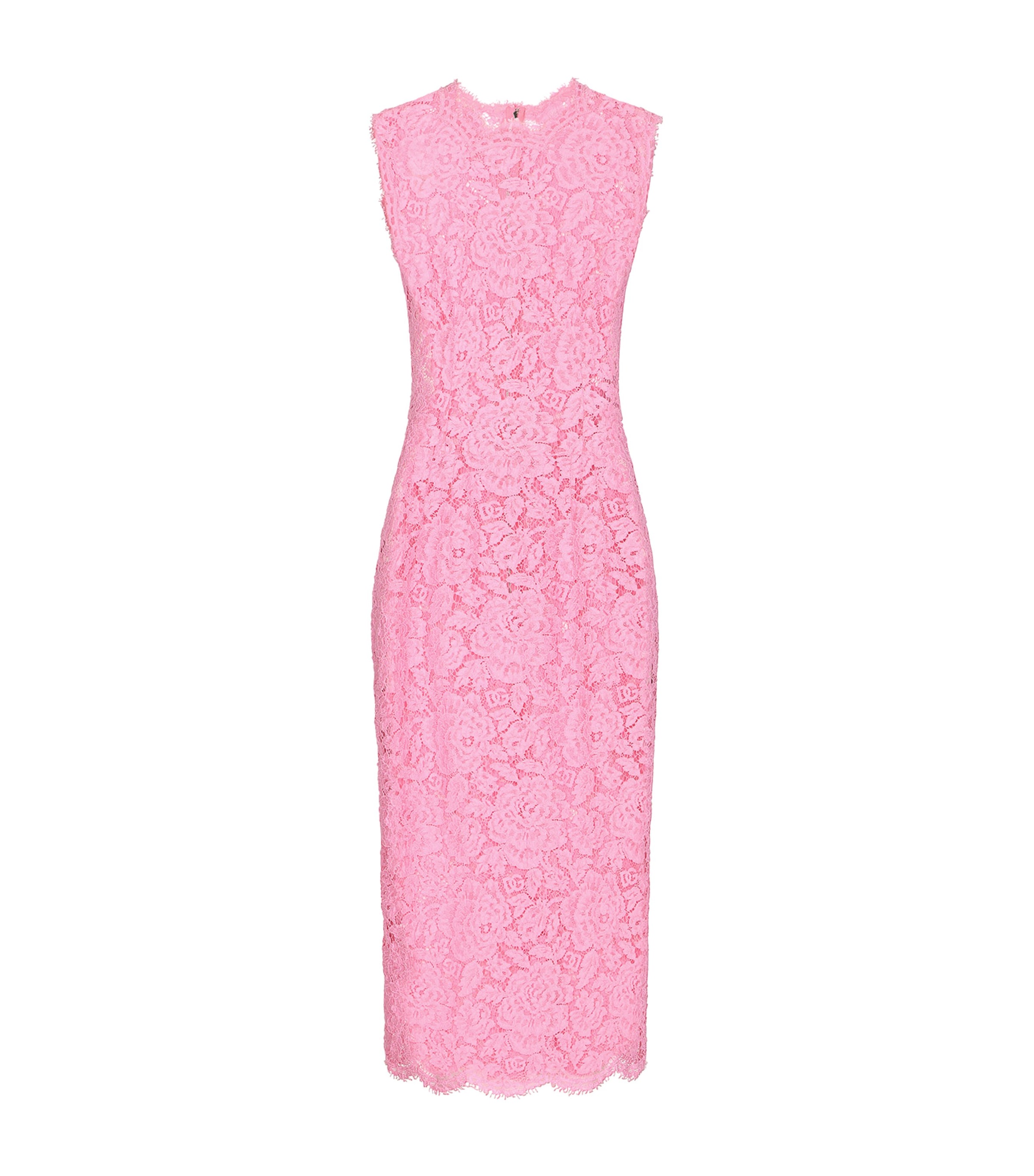 Dolce & Gabbana Women's Stretch-silk Lace Midi Dress