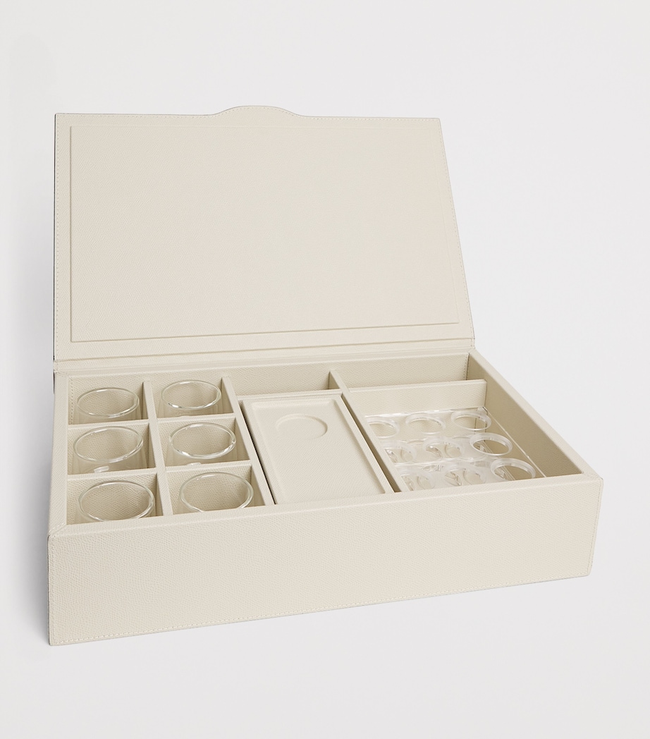 Giobagnara Leather Saint-Germain Coffee Organiser Golf Ivory Image 2