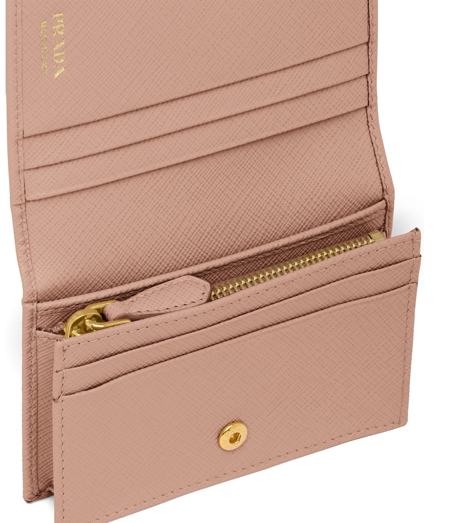 Small Saffiano Leather Bifold Wallet F0236 Image 5