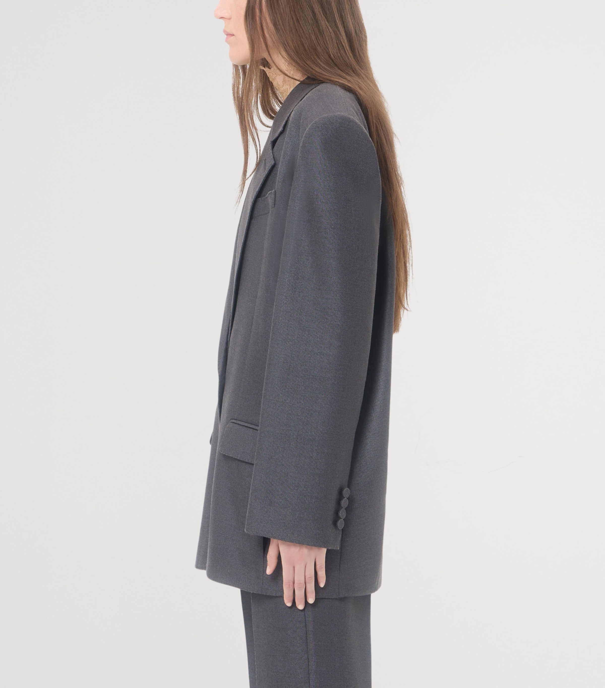 Valentino Womens Wool-Silk Blazer Image 4