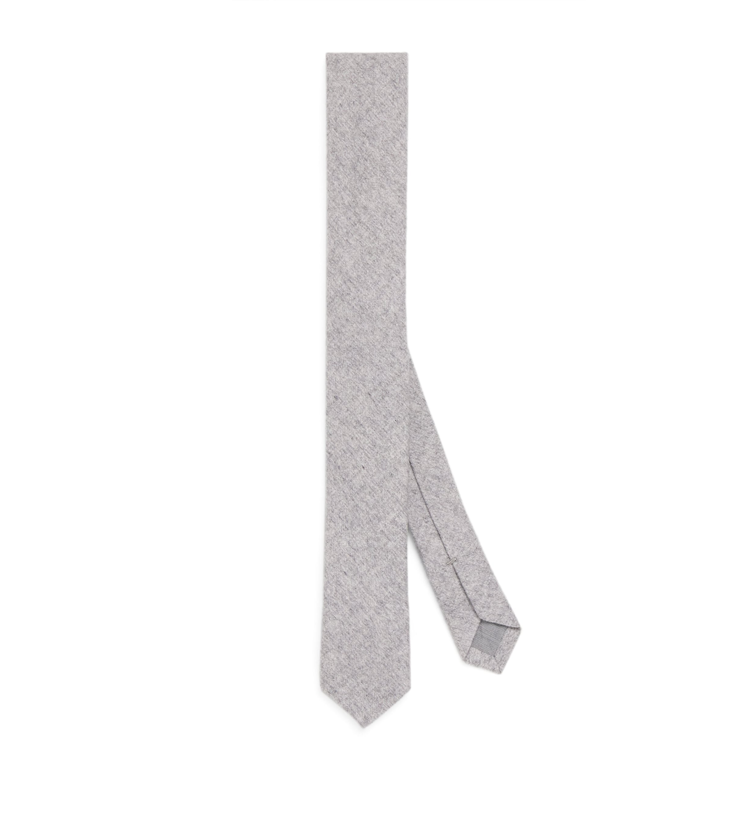 Eleventy Wool Tie In Gray