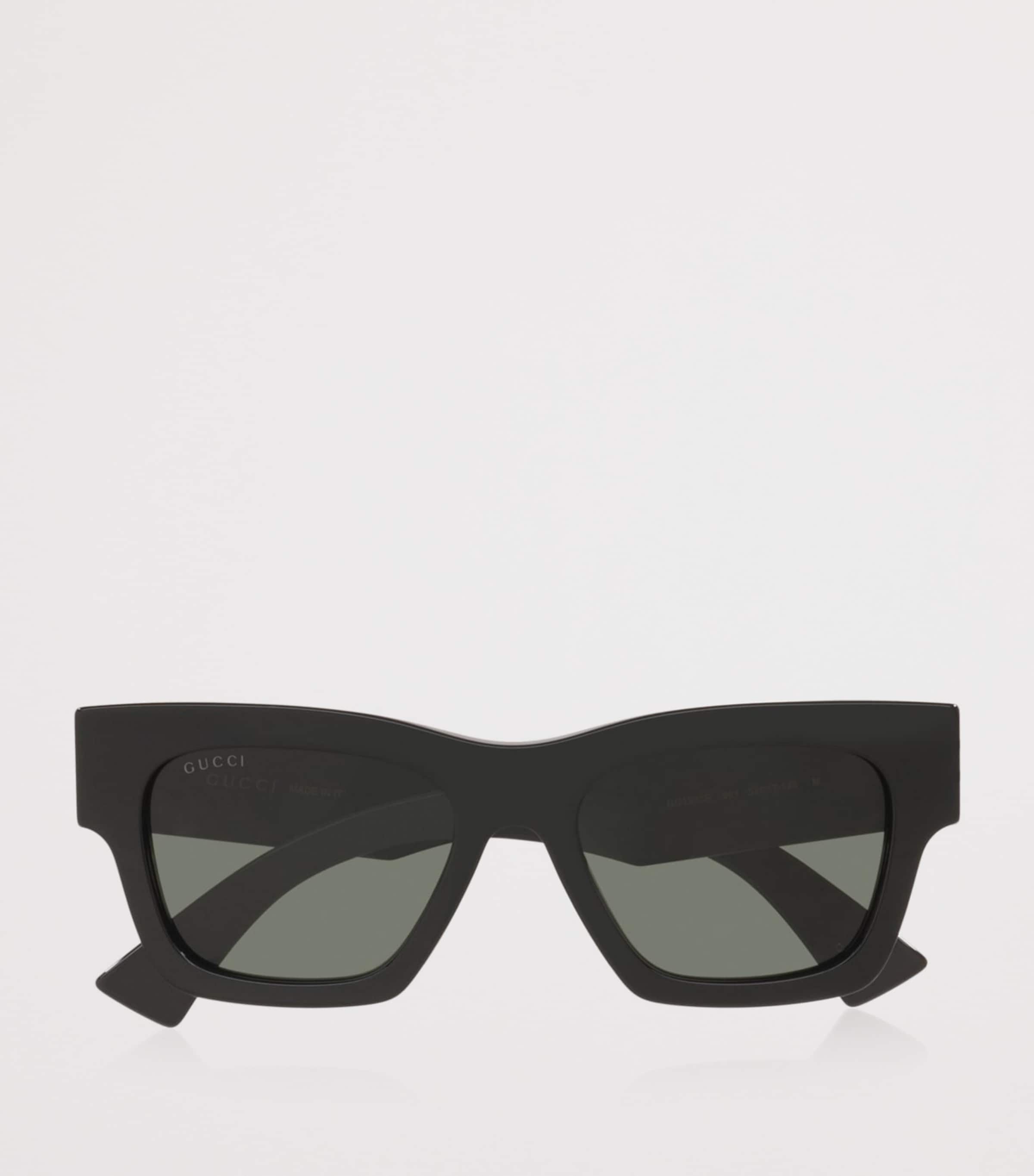 Gucci Rectangular Sunglasses Black Image 5