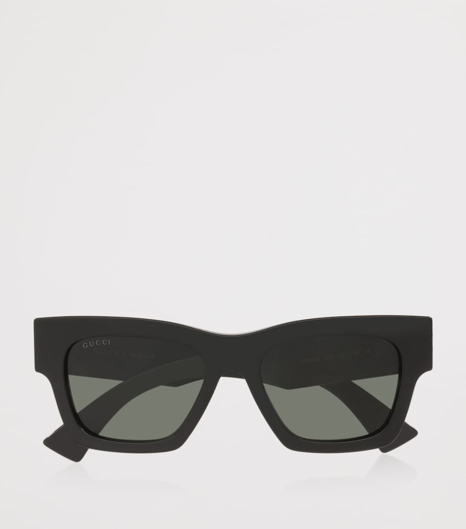 Gucci Rectangular Sunglasses Black Image 5