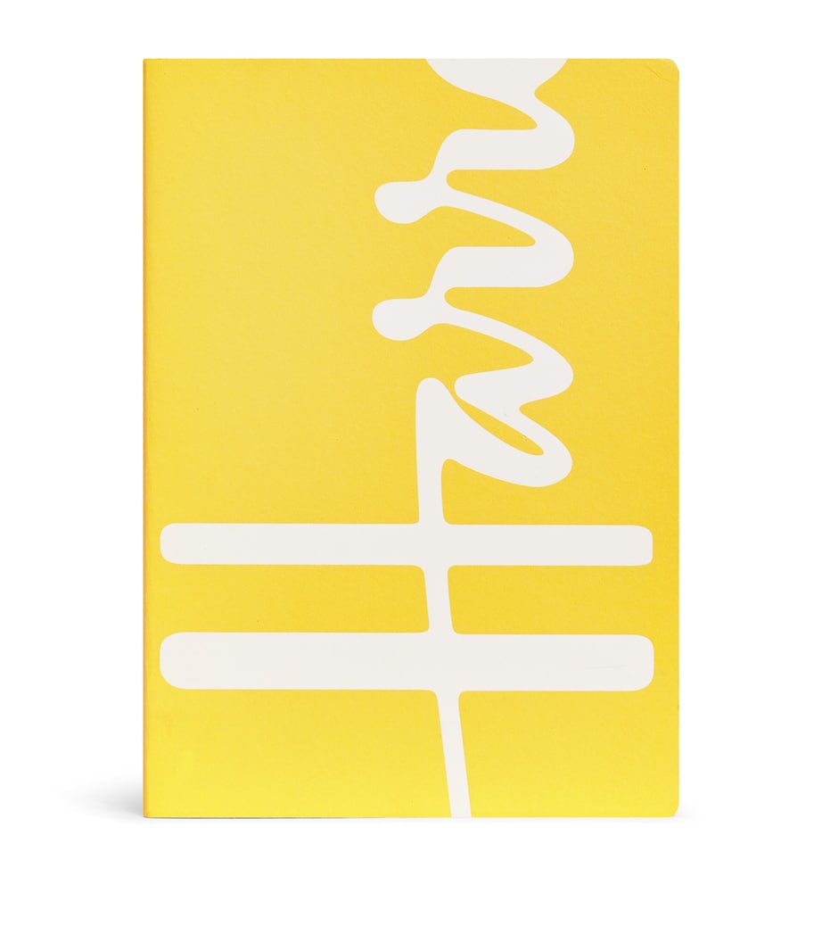Harrods Logo A4 Notebook Yellow Image 1