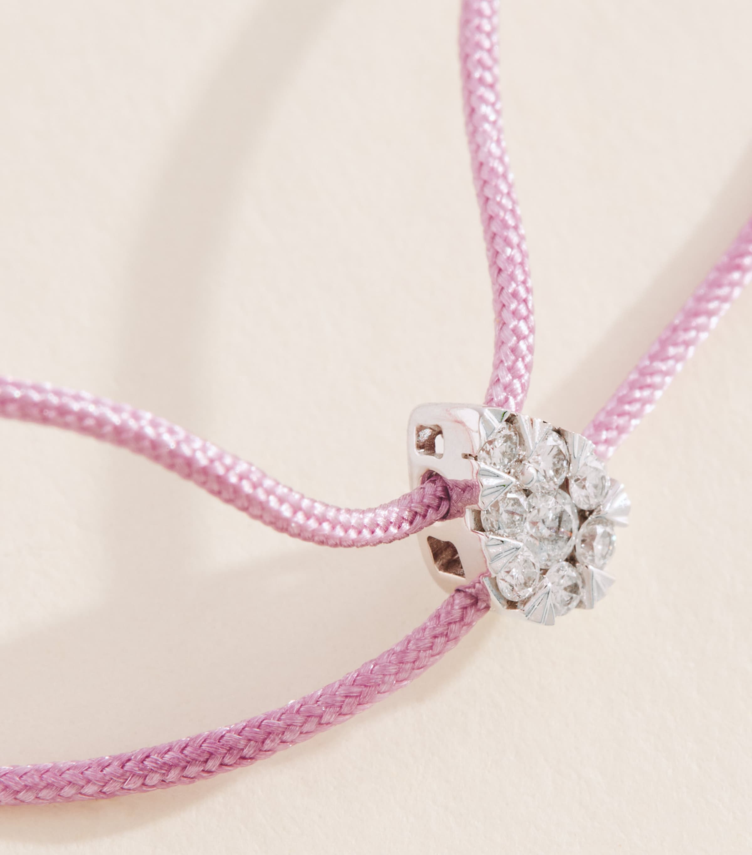 Persée White Gold and Diamond Danaé Cord Bracelet White Gold Image 4