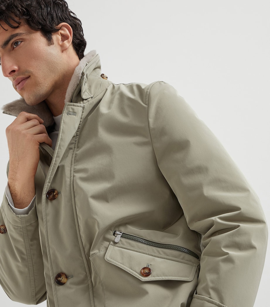 Water-Resistant Detachable Collar Jacket CLA81 Image 5