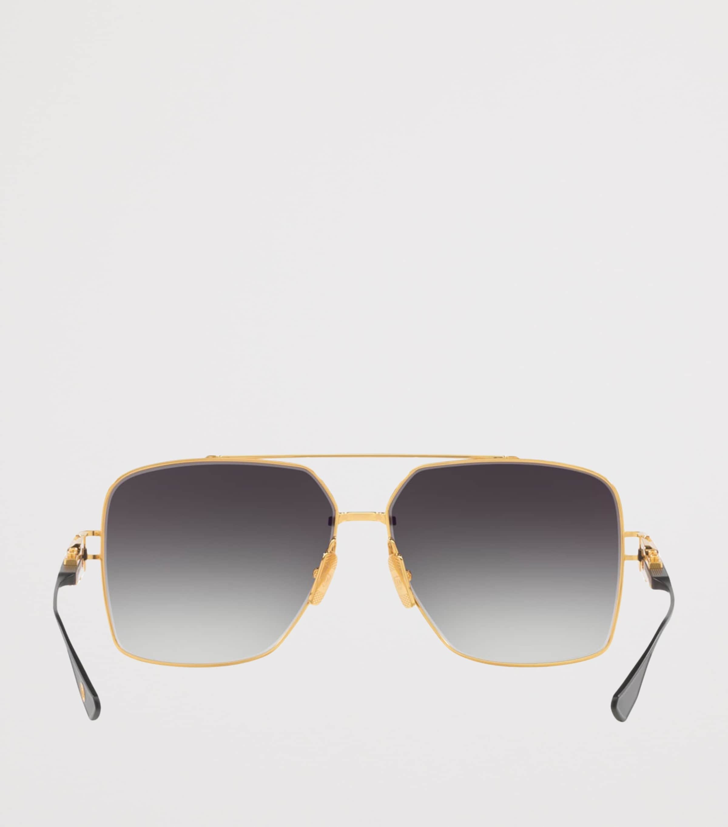 DITA Grand-Emperik Rectangle Sunglasses Gold Image 3