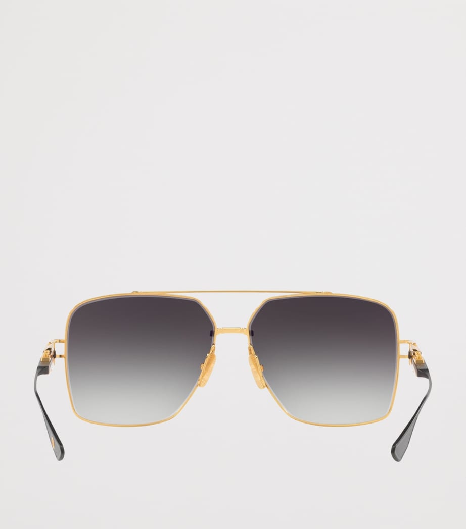 DITA Grand-Emperik Rectangle Sunglasses Gold Image 3