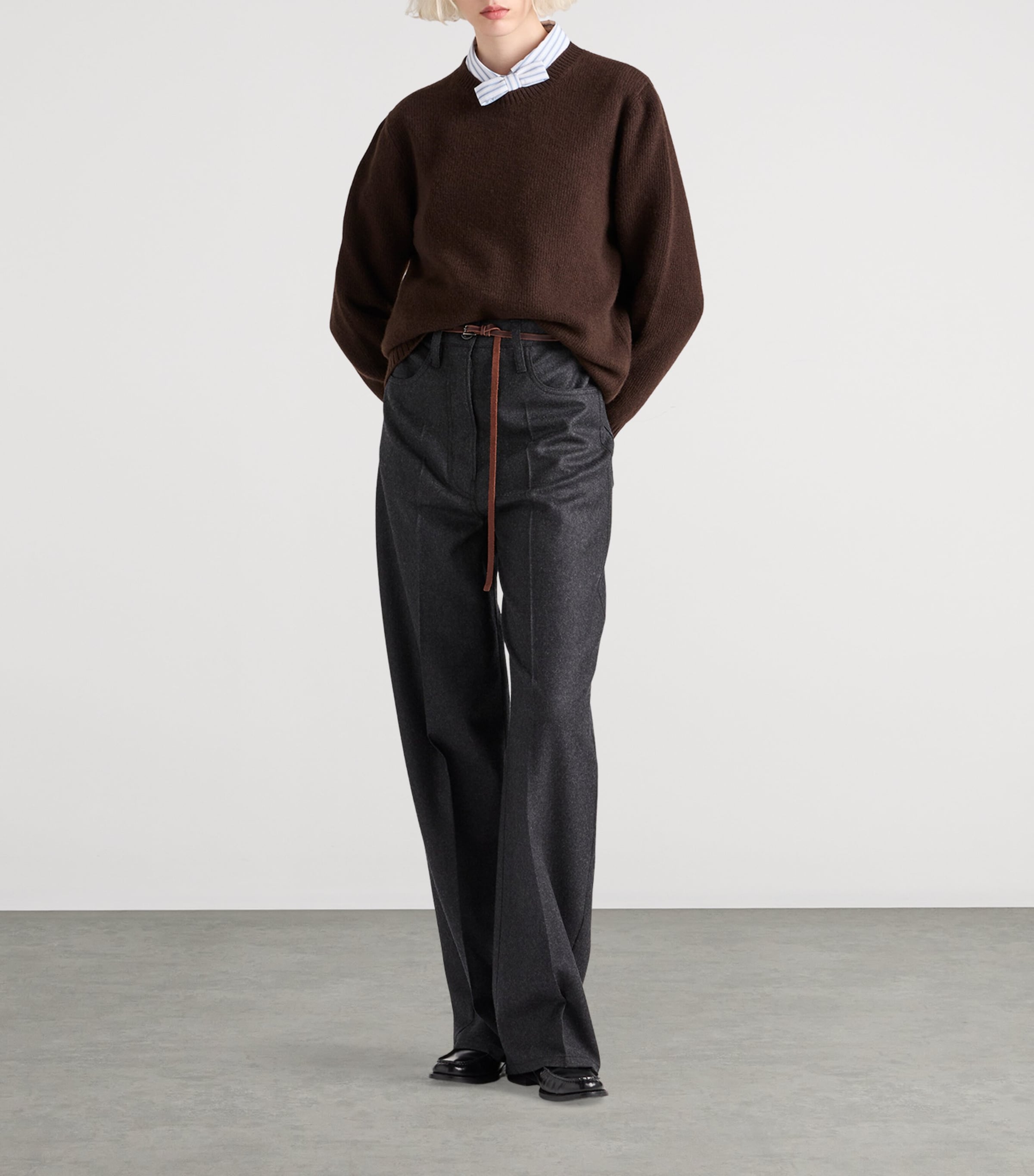 Wool-Cashmere Sweater F0003 Image 2